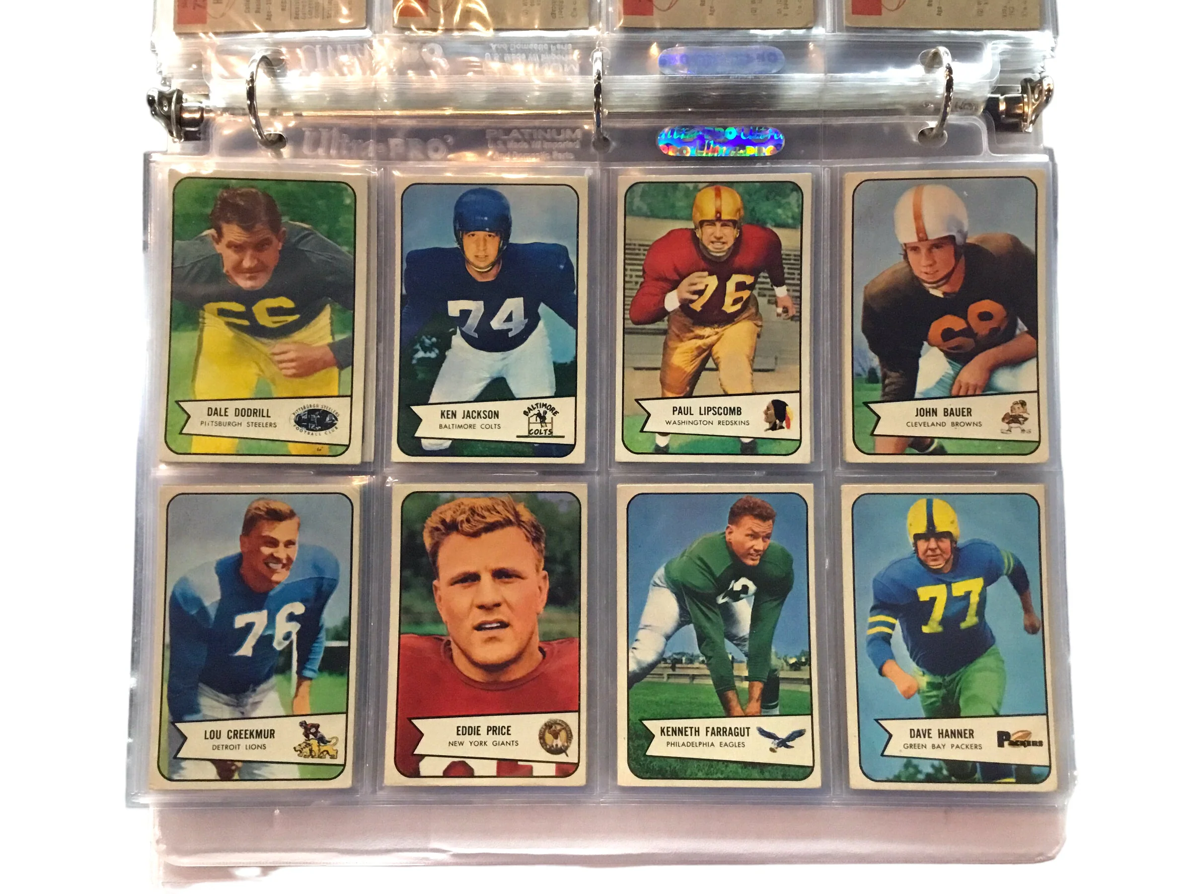 1954 Bowman Complete Set 128 Football Cards ROOKIES & HOF Players *RARE*VINTAGE* - Image 10