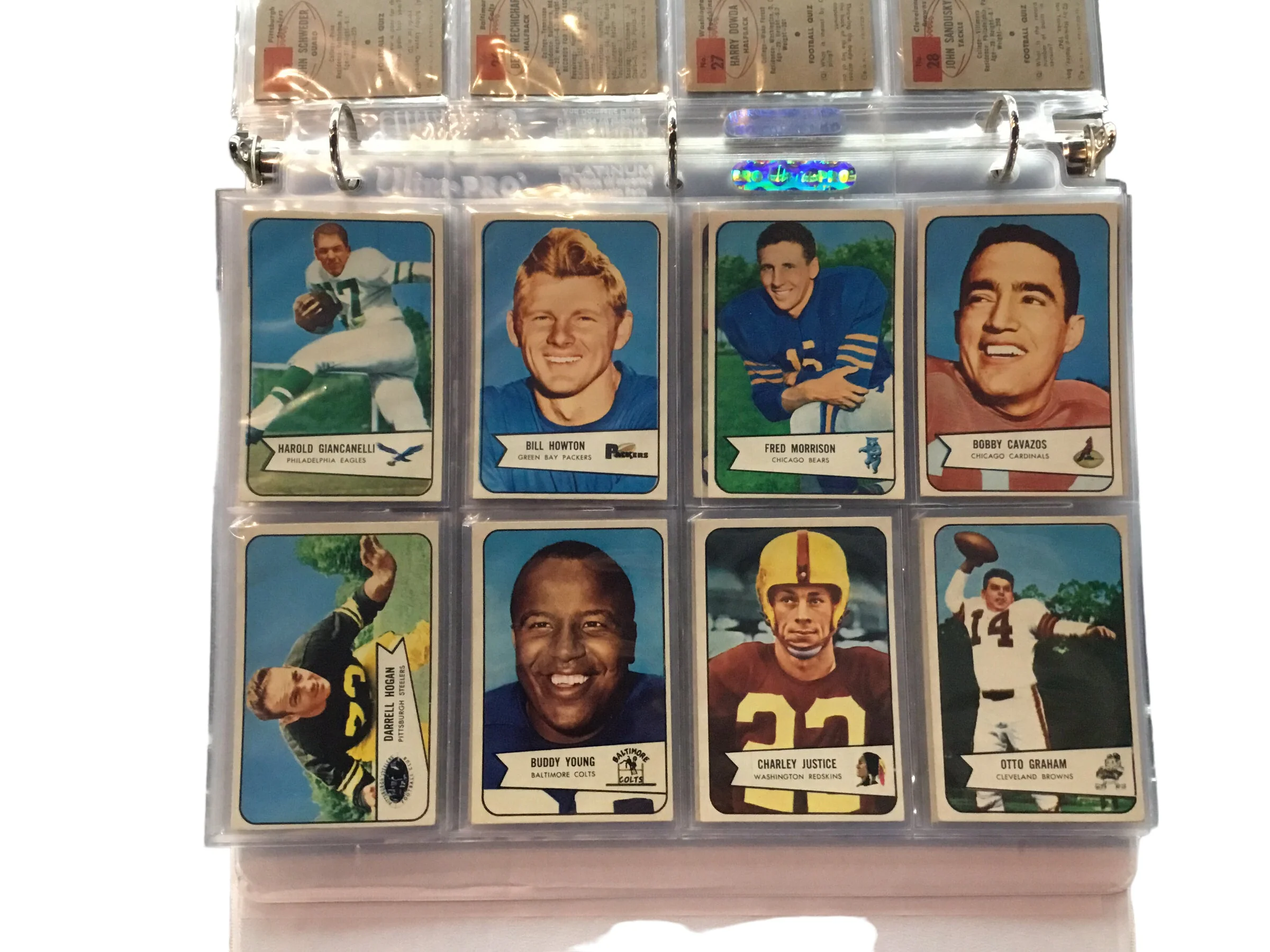 1954 Bowman Complete Set 128 Football Cards ROOKIES & HOF Players *RARE*VINTAGE* - Image 12