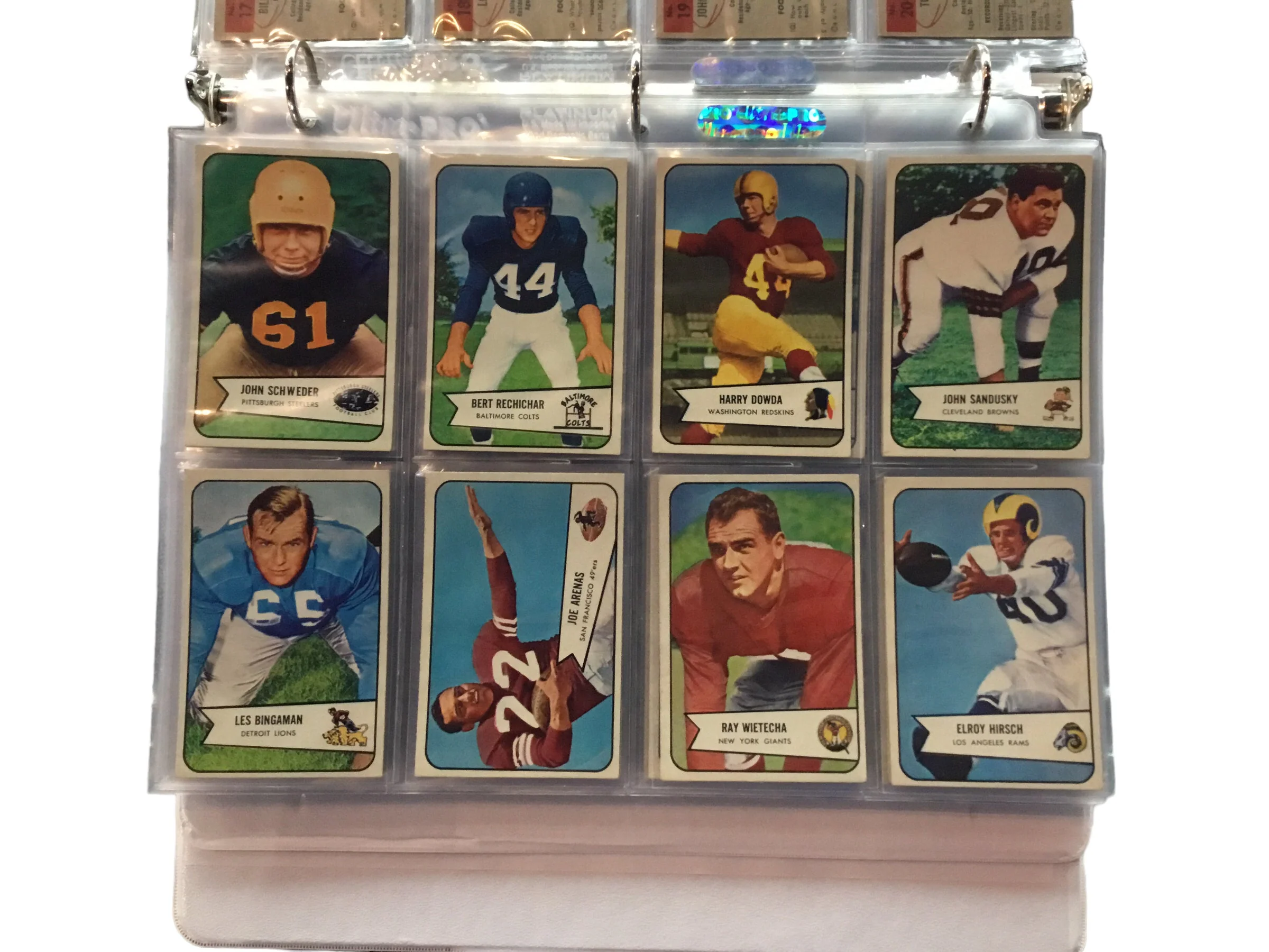 1954 Bowman Complete Set 128 Football Cards ROOKIES & HOF Players *RARE*VINTAGE* - Image 14