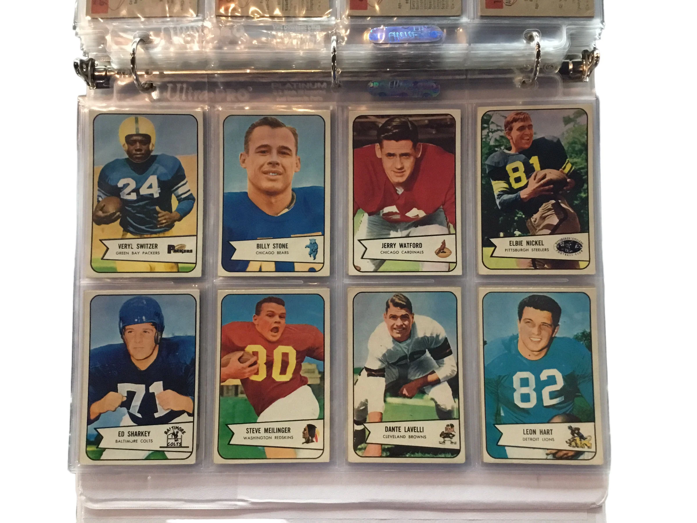 1954 Bowman Complete Set 128 Football Cards ROOKIES & HOF Players *RARE*VINTAGE* - Image 2