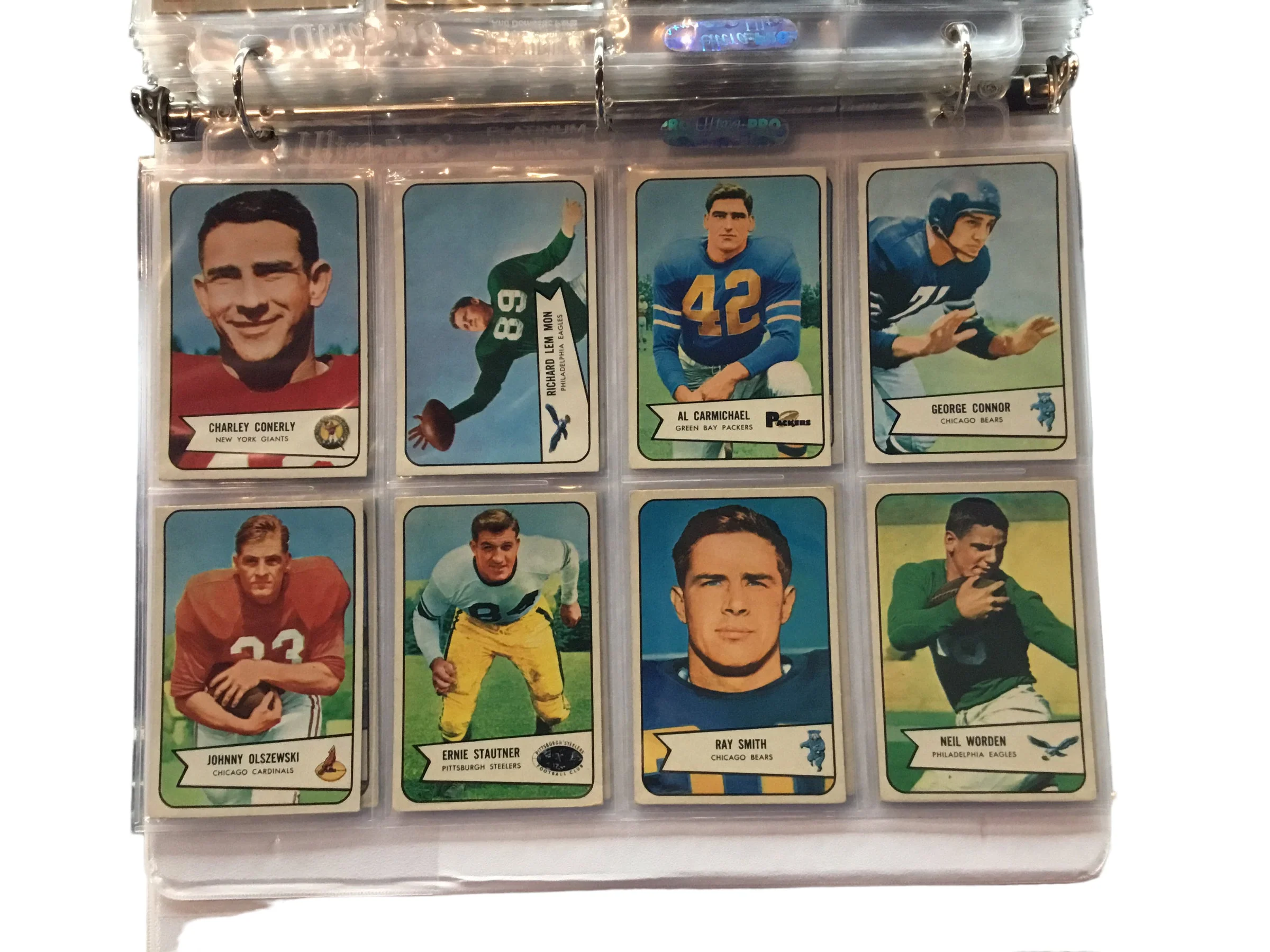 1954 Bowman Complete Set 128 Football Cards ROOKIES & HOF Players *RARE*VINTAGE* - Image 3