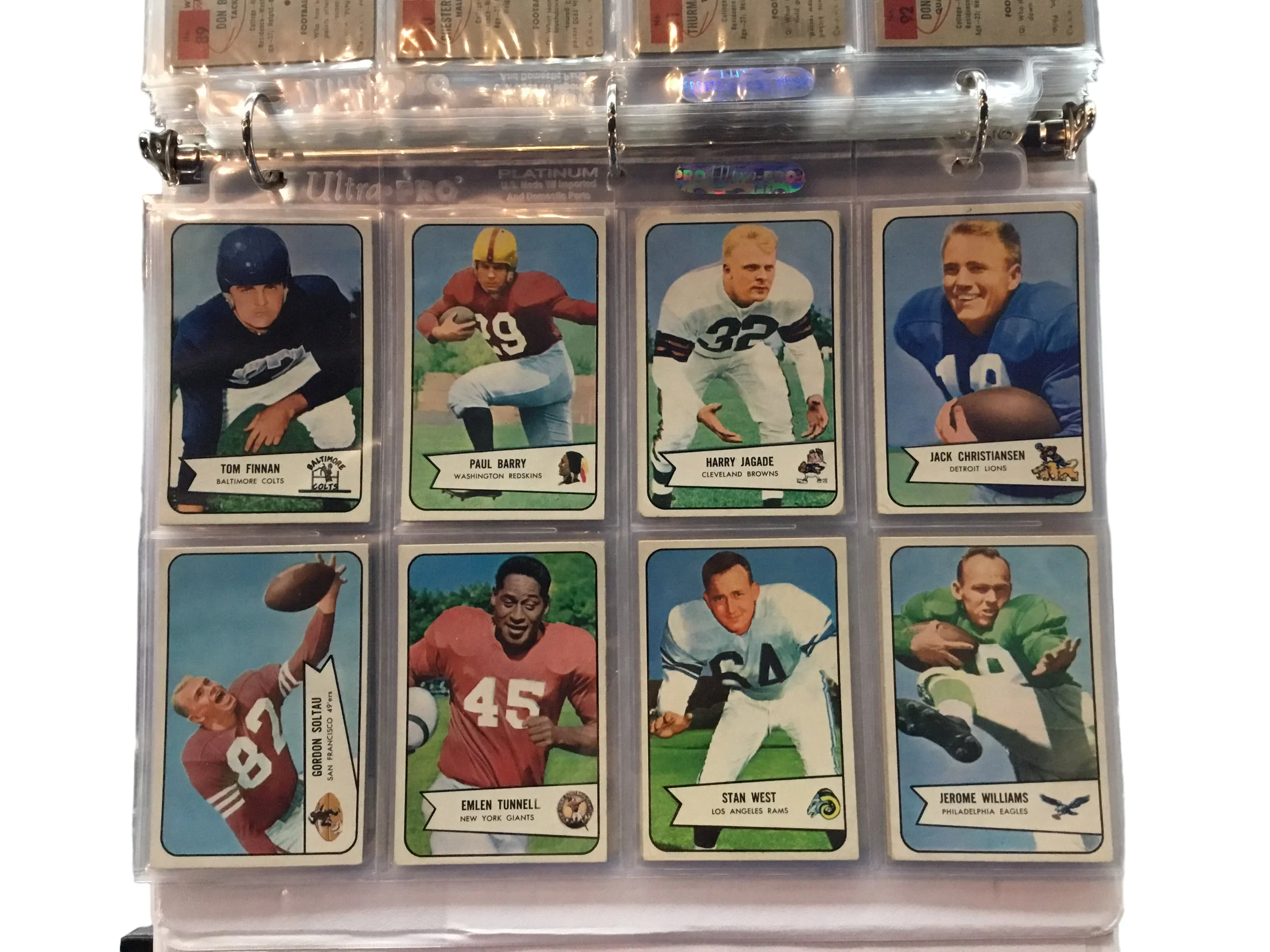 1954 Bowman Complete Set 128 Football Cards ROOKIES & HOF Players *RARE*VINTAGE* - Image 4