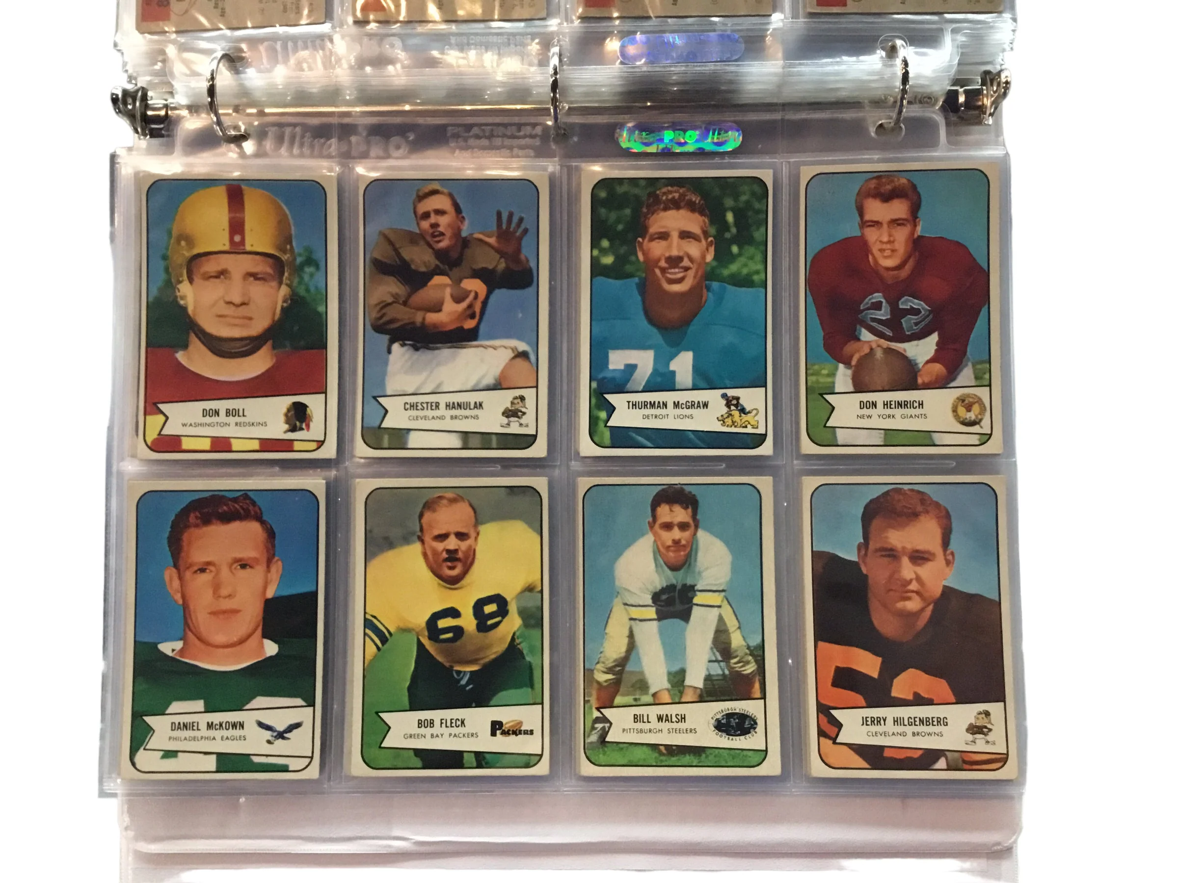 1954 Bowman Complete Set 128 Football Cards ROOKIES & HOF Players *RARE*VINTAGE* - Image 5