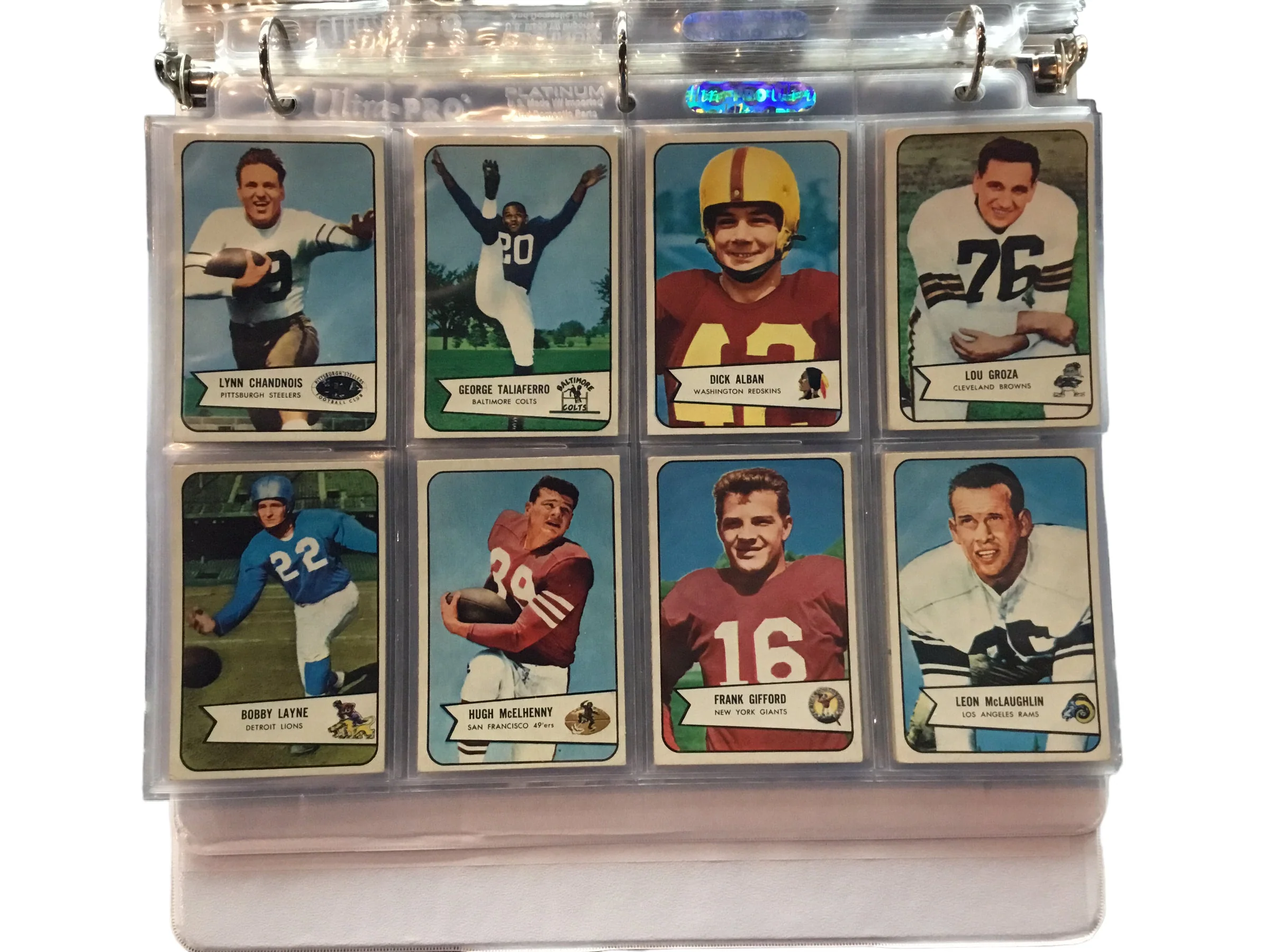 1954 Bowman Complete Set 128 Football Cards ROOKIES & HOF Players *RARE*VINTAGE* - Image 6