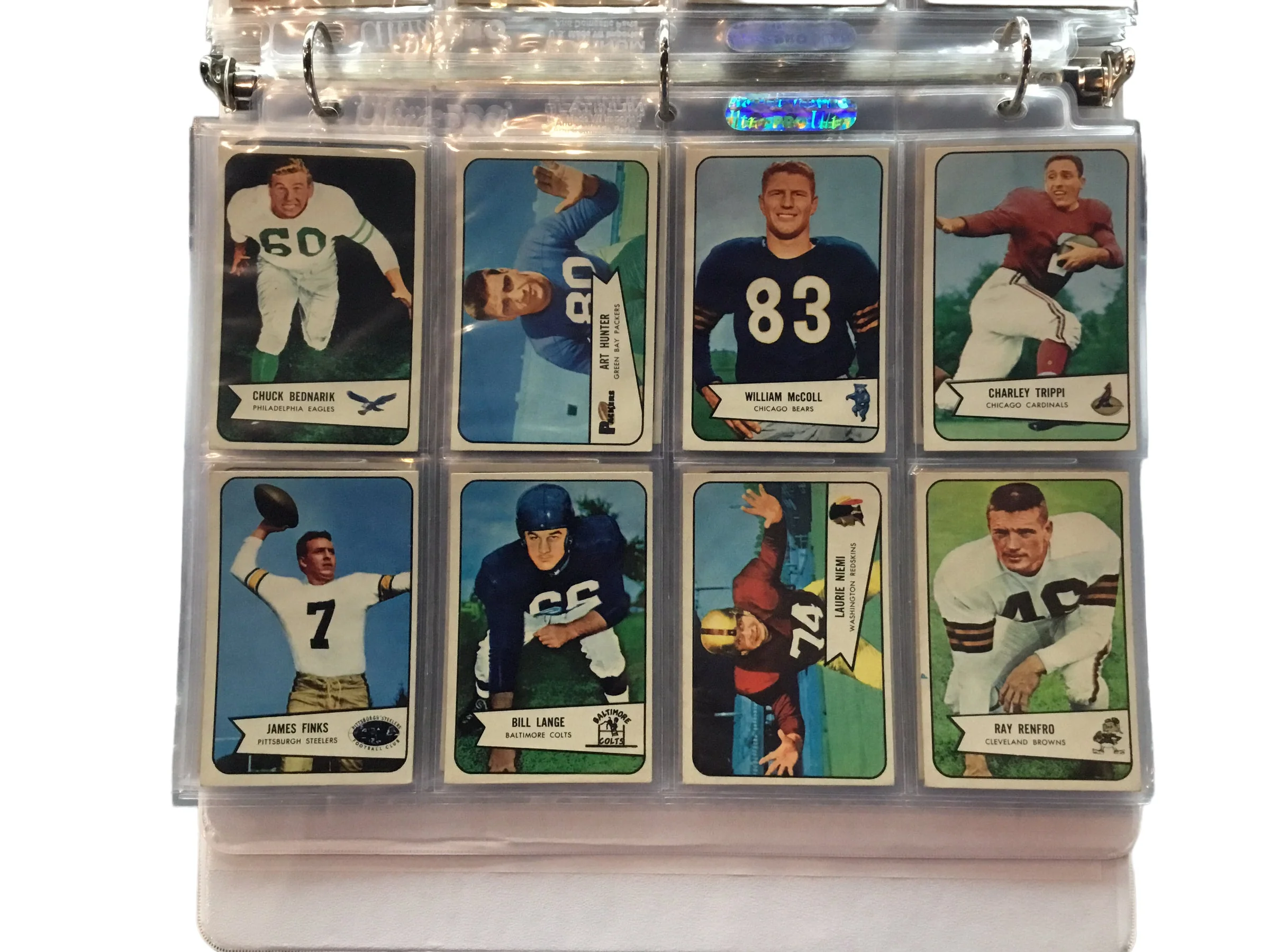 1954 Bowman Complete Set 128 Football Cards ROOKIES & HOF Players *RARE*VINTAGE* - Image 7