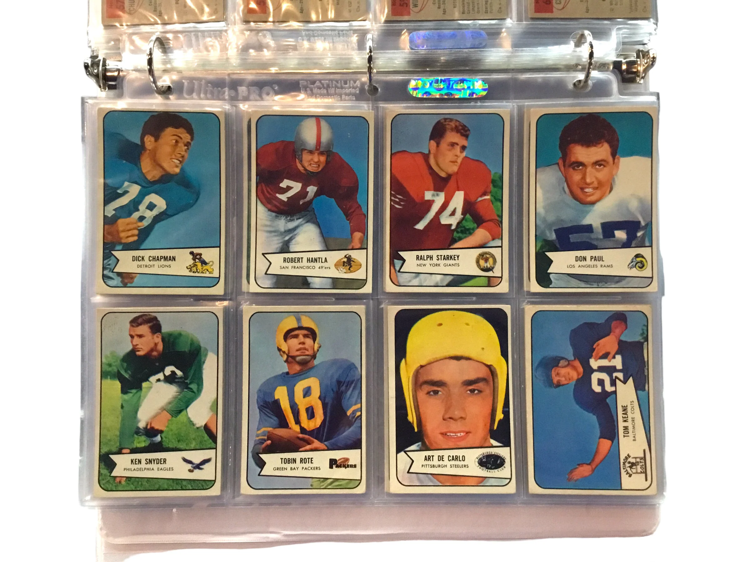 1954 Bowman Complete Set 128 Football Cards ROOKIES & HOF Players *RARE*VINTAGE* - Image 8