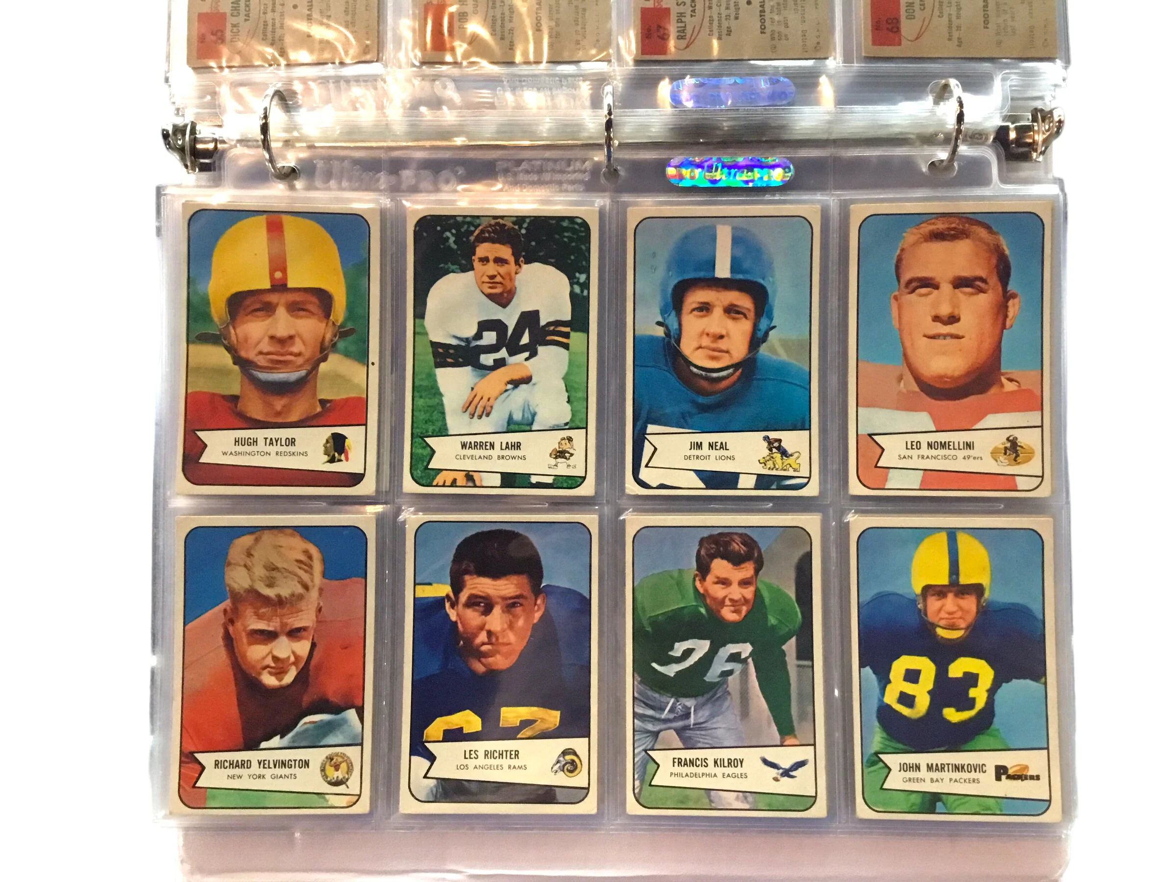 1954 Bowman Complete Set 128 Football Cards ROOKIES & HOF Players *RARE*VINTAGE* - Image 9
