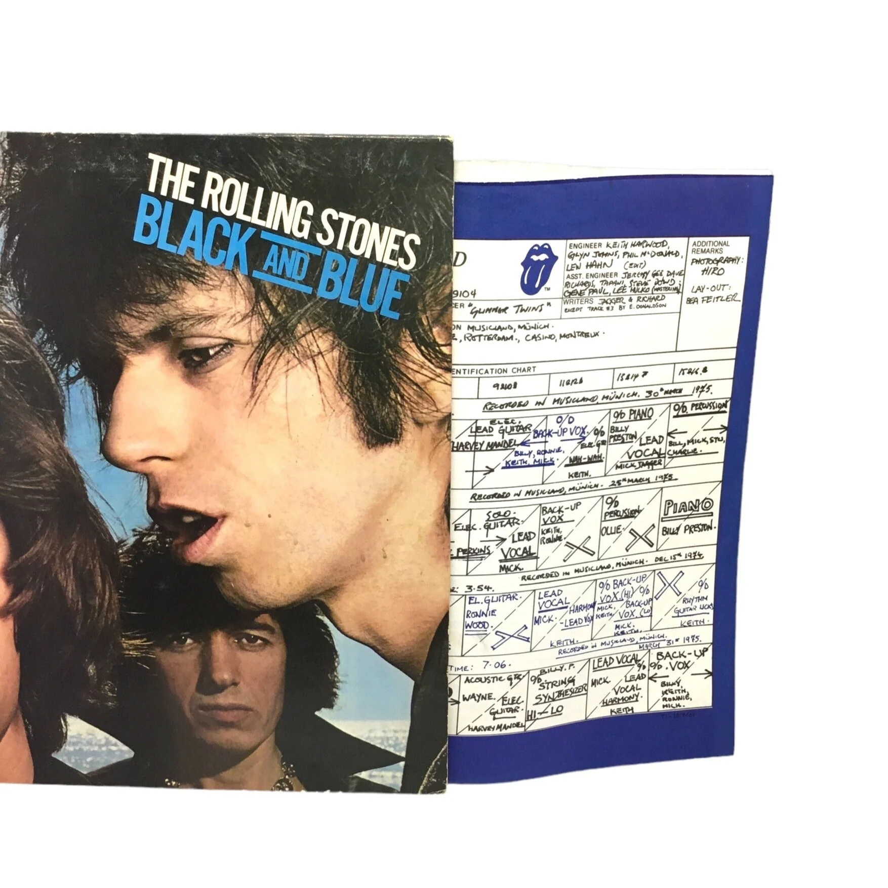 The Rolling Stones Black And Blue 1976 LP Vinyl Record Gatefold COC 79104 with original inner sleeve - Image 3