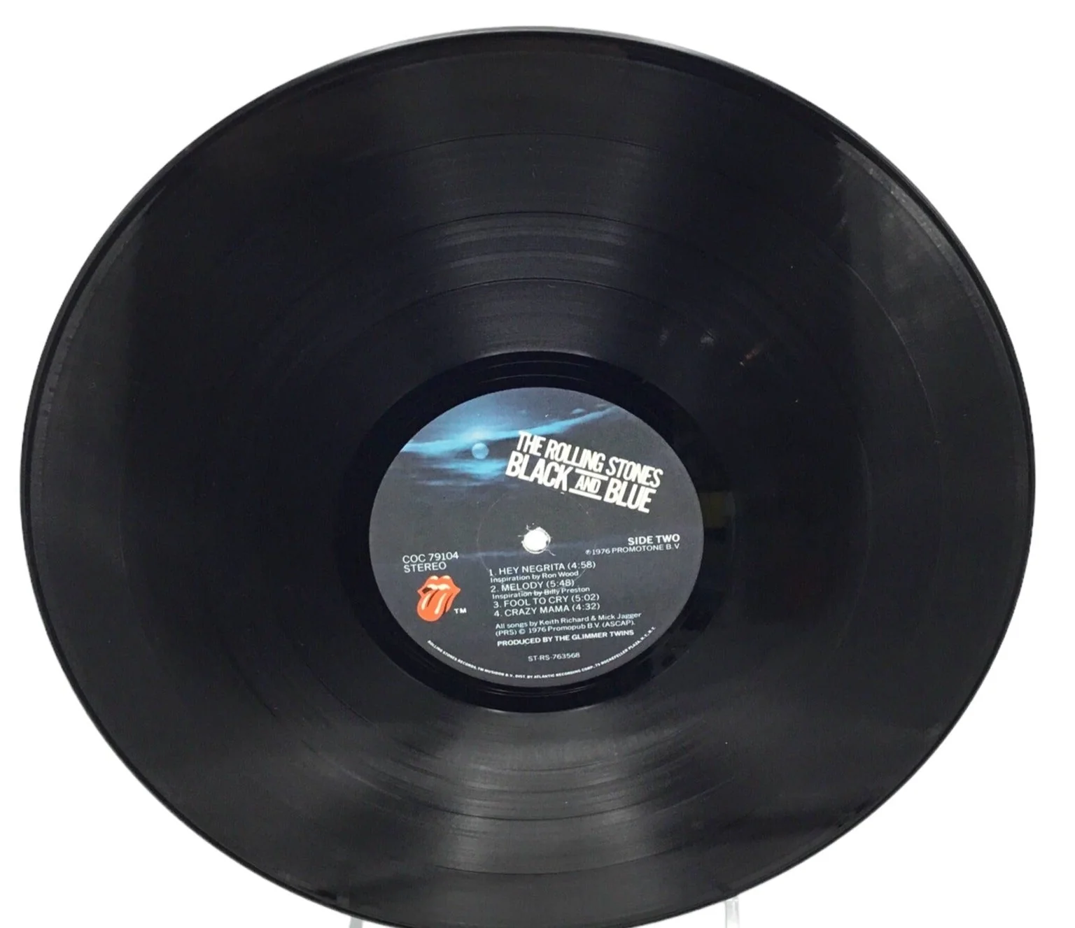 The Rolling Stones Black And Blue 1976 LP Vinyl Record Gatefold COC 79104 with original inner sleeve - Image 5
