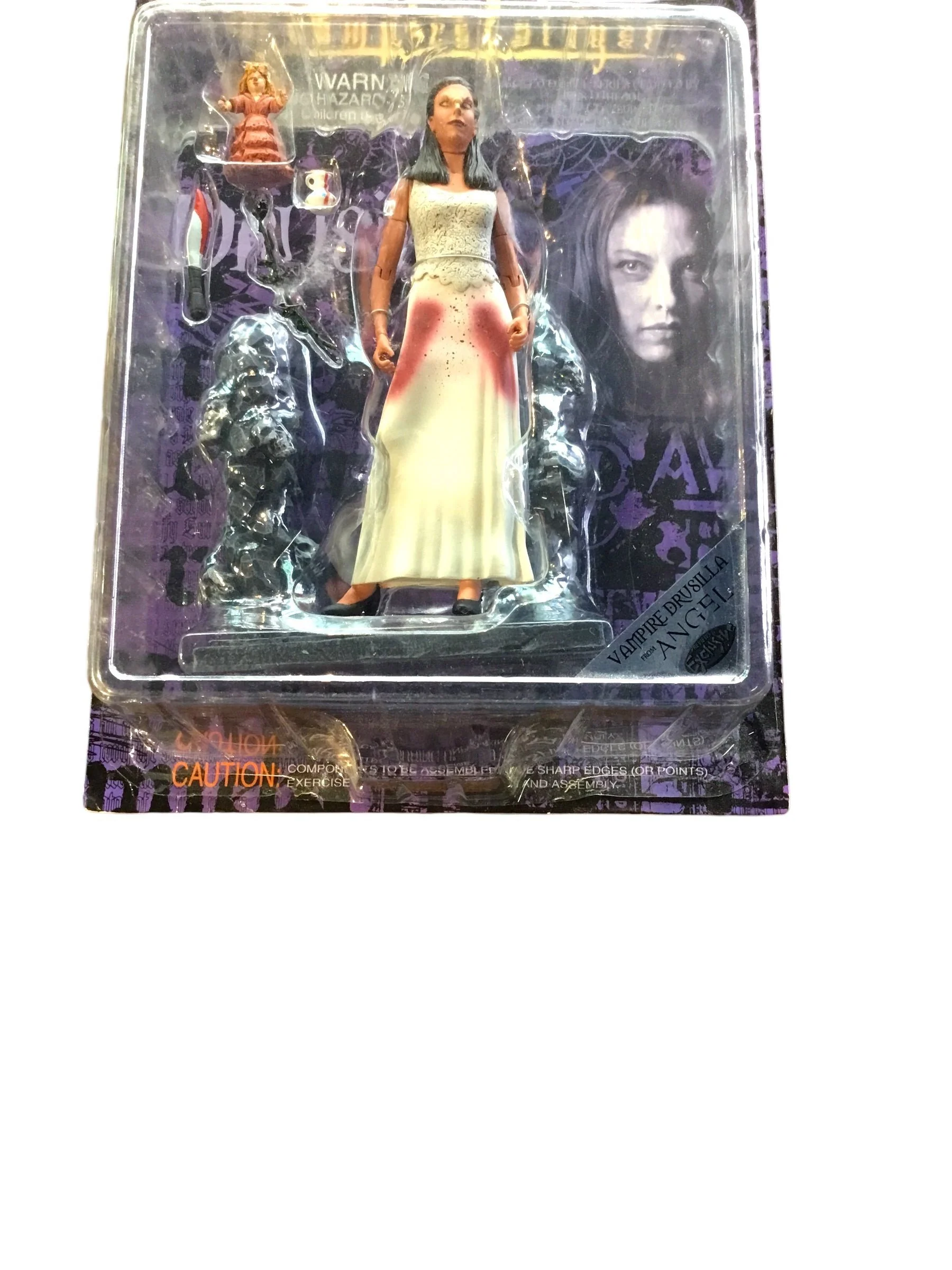Buffy Vampire Slayer DRUSILLA-BLOODY White Dress- RARE-Previews Exclusive BTVS Series NRFB - Image 3