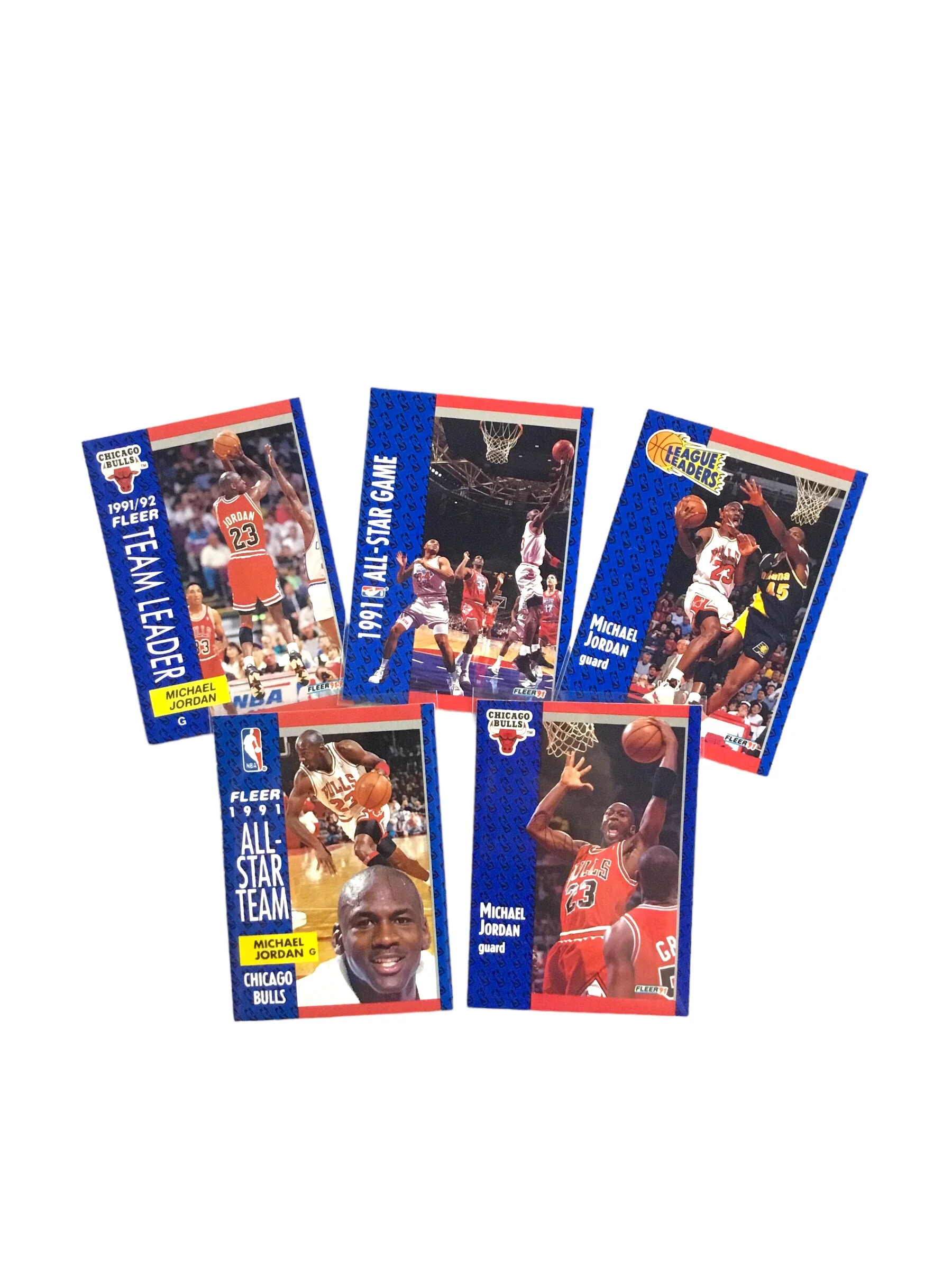1991-92 FLEER Basketball Complete 400 Card Set w/ 5 MICHAEL JORDAN - Image 3