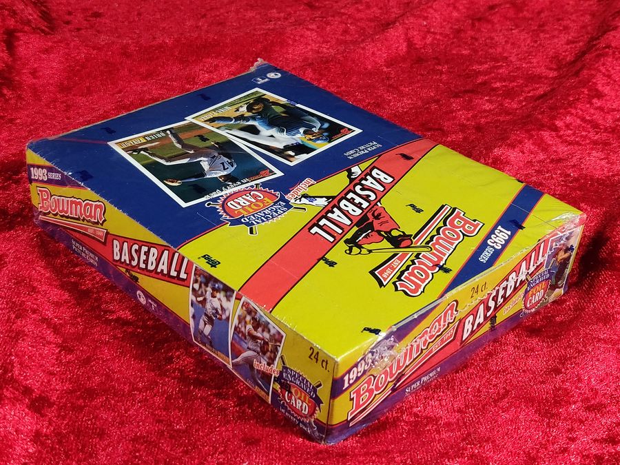 1993 Bowman MLB Baseball Cards Factory Sealed Hobby Box 24 Packs - Image 3