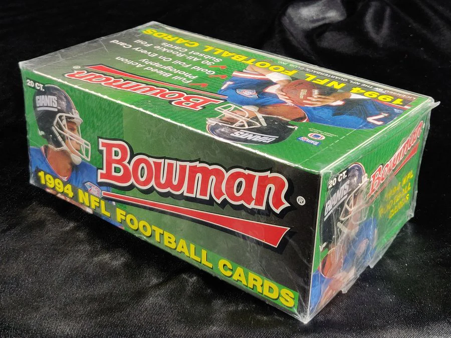 1994 Bowman Football Factory Sealed Box 20 Packs Marshall Faulk RC - Image 4