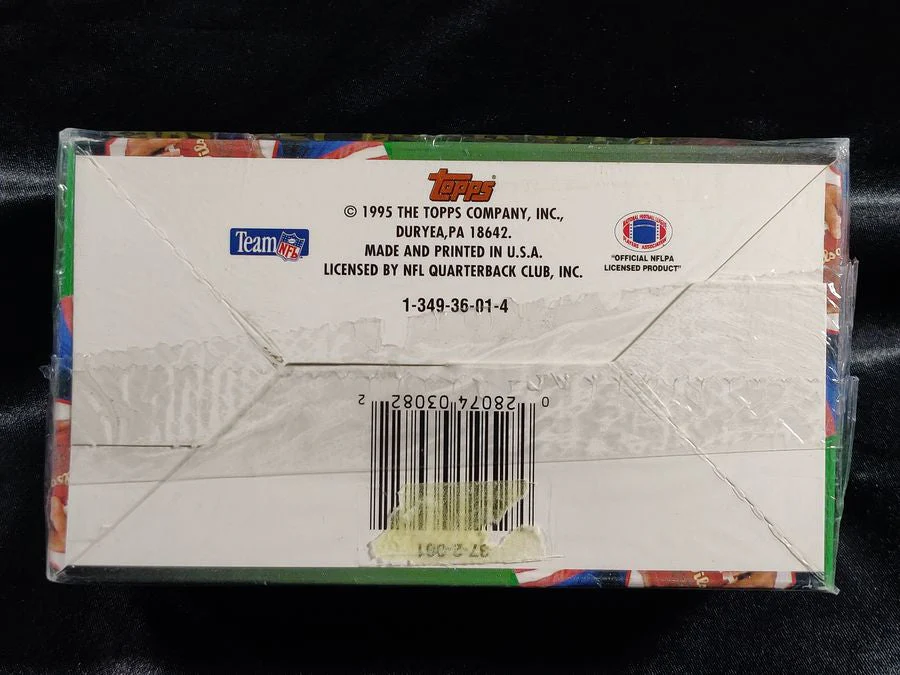 1994 Bowman Football Factory Sealed Box 20 Packs Marshall Faulk RC - Image 5