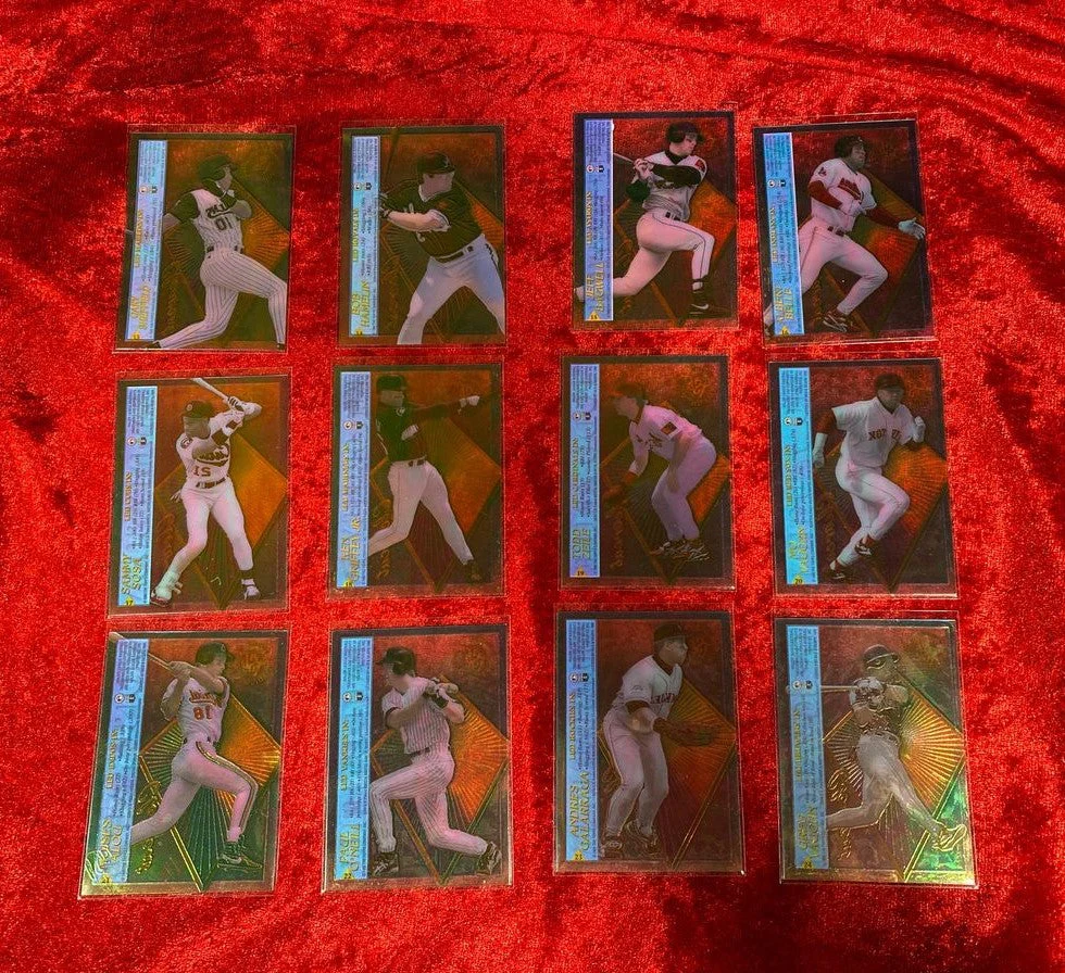 1995 STADIUM CLUB CLEAR CUT Baseball set of 28 cards - Image 4