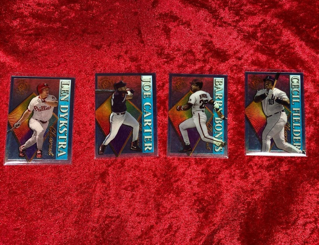 1995 STADIUM CLUB CLEAR CUT Baseball set of 28 cards - Image 5