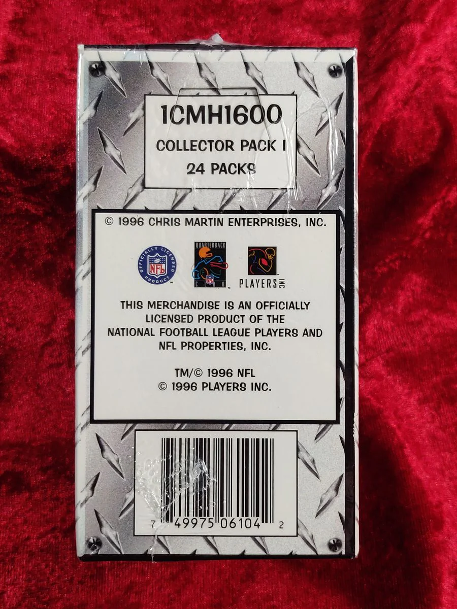 1996 NFL Football Sealed box 24 PKS of PRO Magnets gold foil stamped - Image 5
