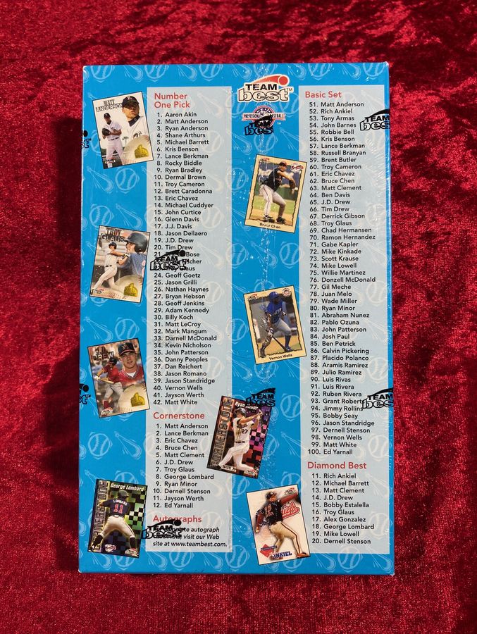 1998 Team Best Signature Series sealed box 18 packs 5 autos per box - Image 3