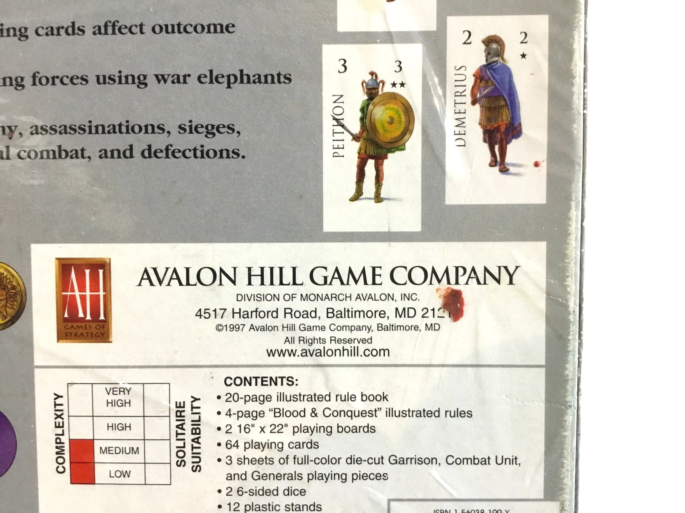 1997 Avalon Hill Successors Game - War for Alexander's Empire - Image 3