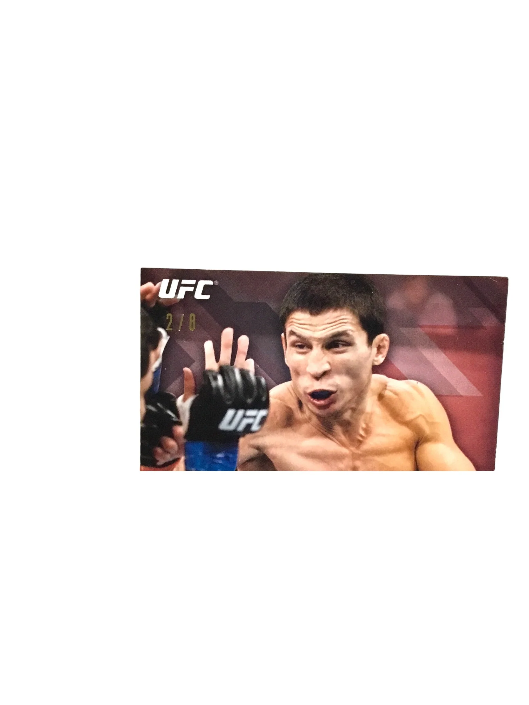 2014 Topps UFC Knockout Autographs #KAJBE Joseph Benavidez Boxing Card #2/8 - Image 3