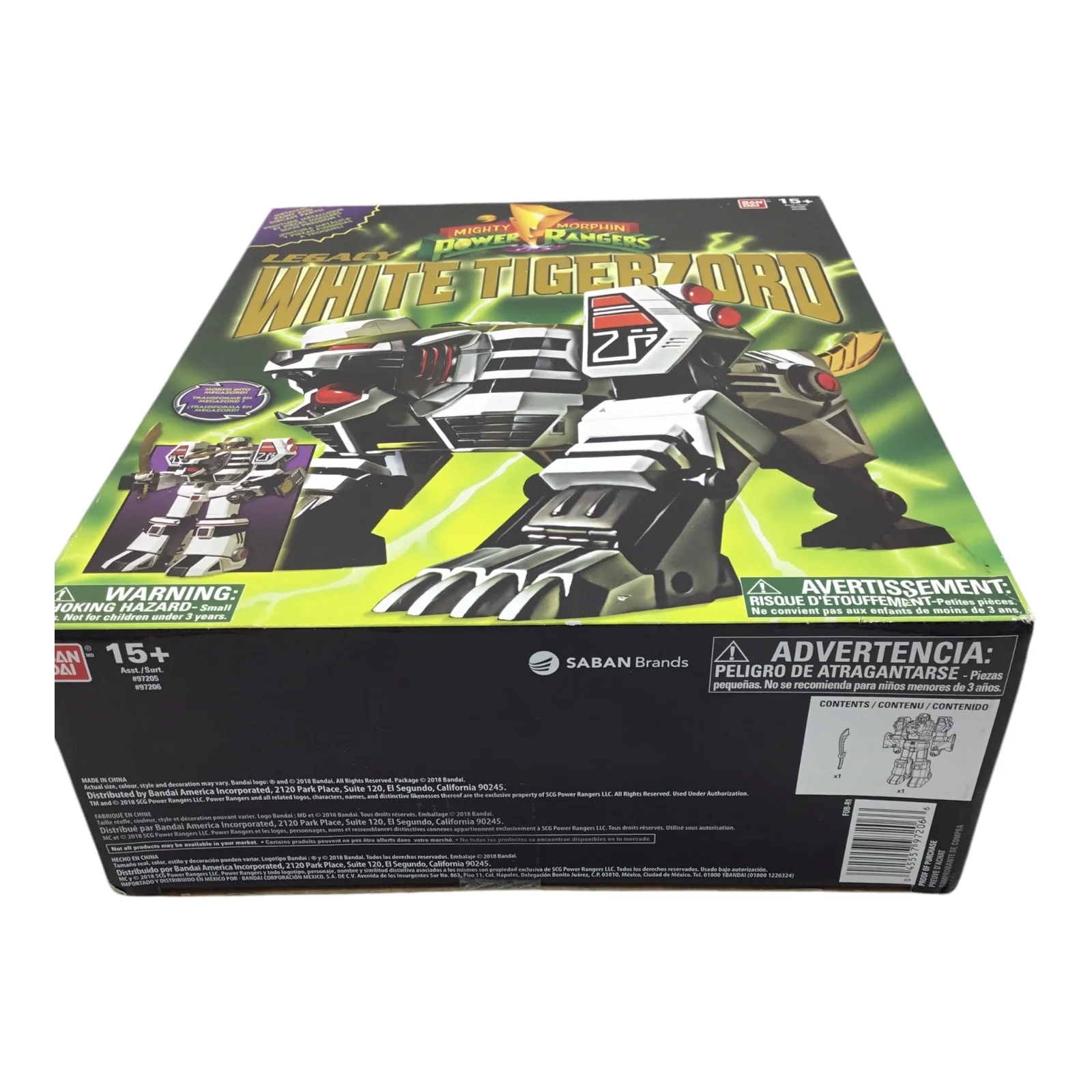 2018 Power Rangers Legacy White Tigerzord Figure - Image 5