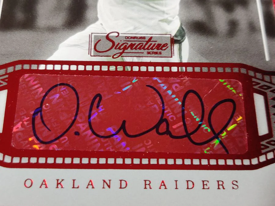 2019 Donruss Signature Series Red #44 Darren Waller 42/75 - Image 3