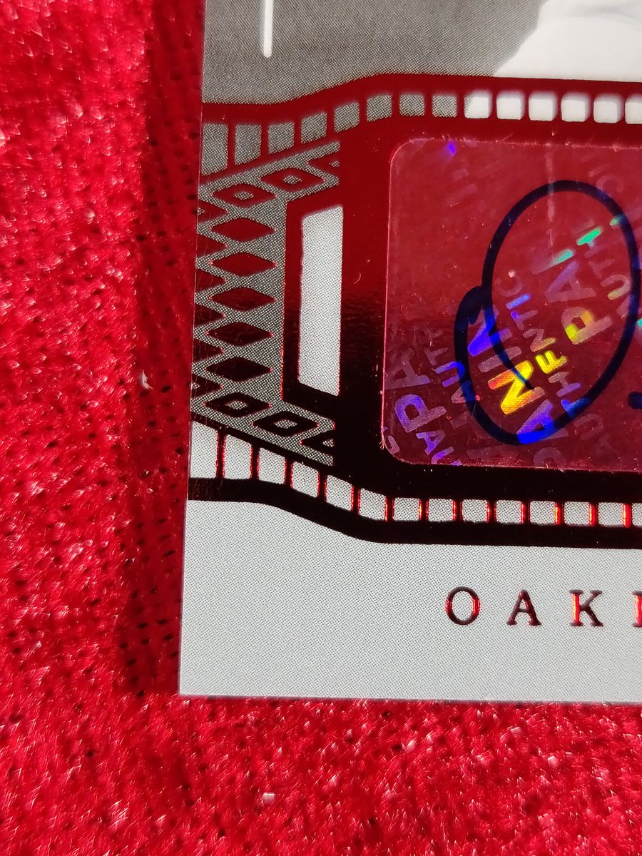 2019 Donruss Signature Series Red #44 Darren Waller 42/75 - Image 4