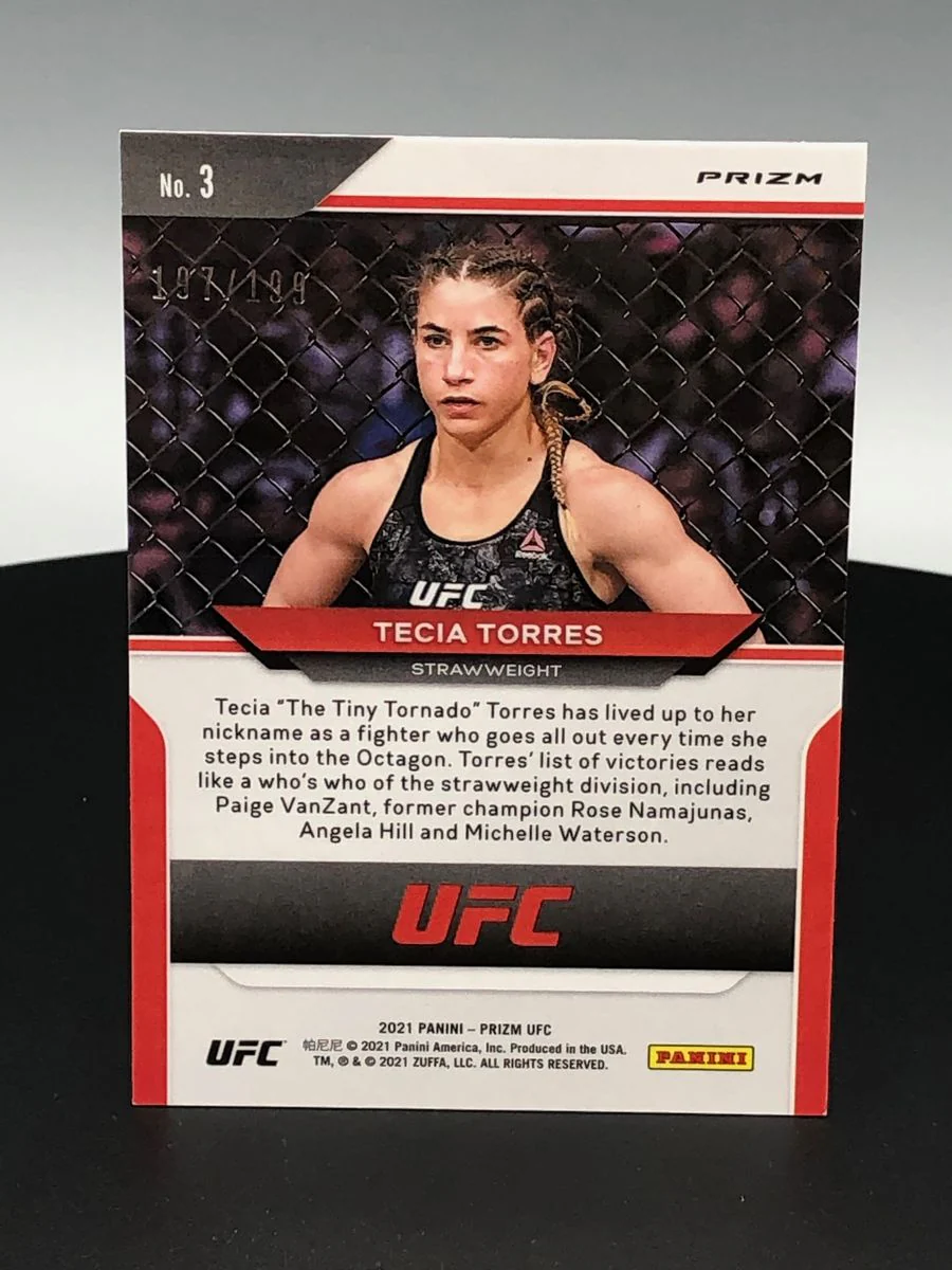 2021 Tecia Torres Panini Blue Prizm 197/199 - Image 2