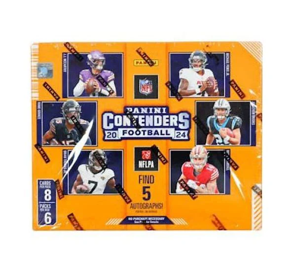 2024 Panini Contenders NFL Football Hobby Box - 5 Autographs Guaranteed - Image 2