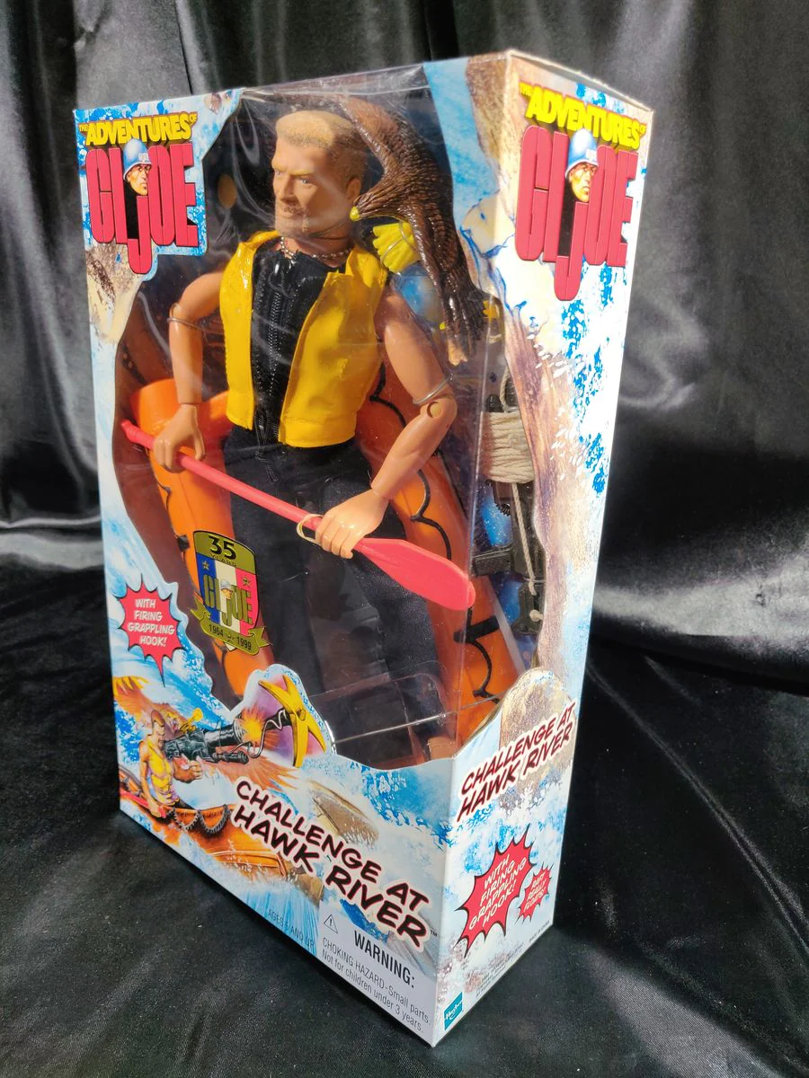 Adventures of GI Joe - Challenge at Hawk River (White Figure) 1998 New Sealed - Image 4