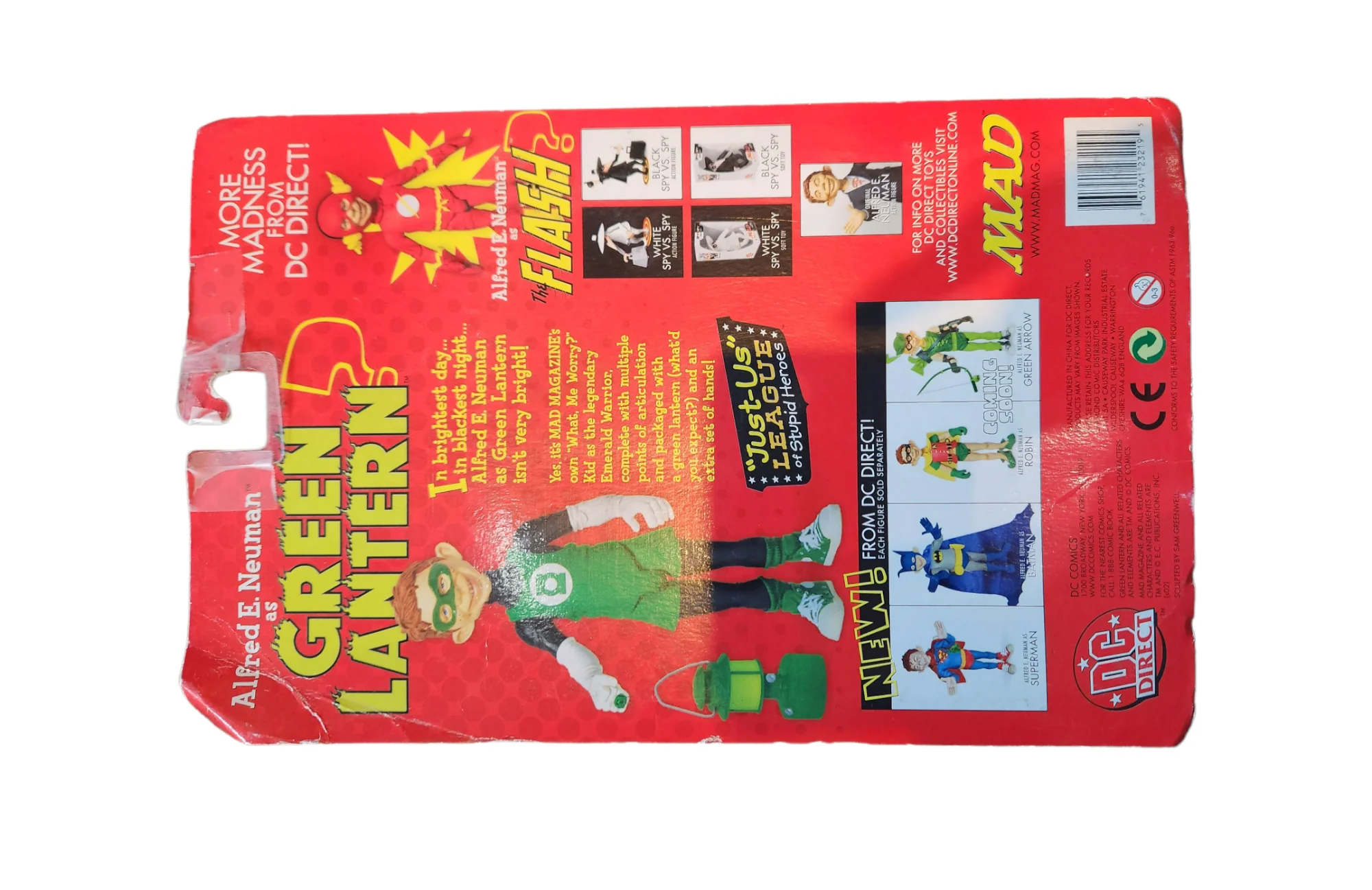 Alfred E. Neuman as Green Lanturn MAD Action Figure - Image 2