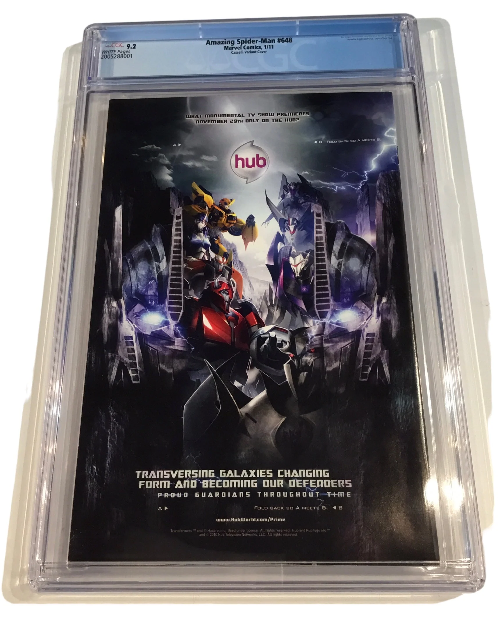 AMAZING SPIDER-MAN 648 - Casselli Variant Stealth Suit Cover - CGC 9.2 - Image 3