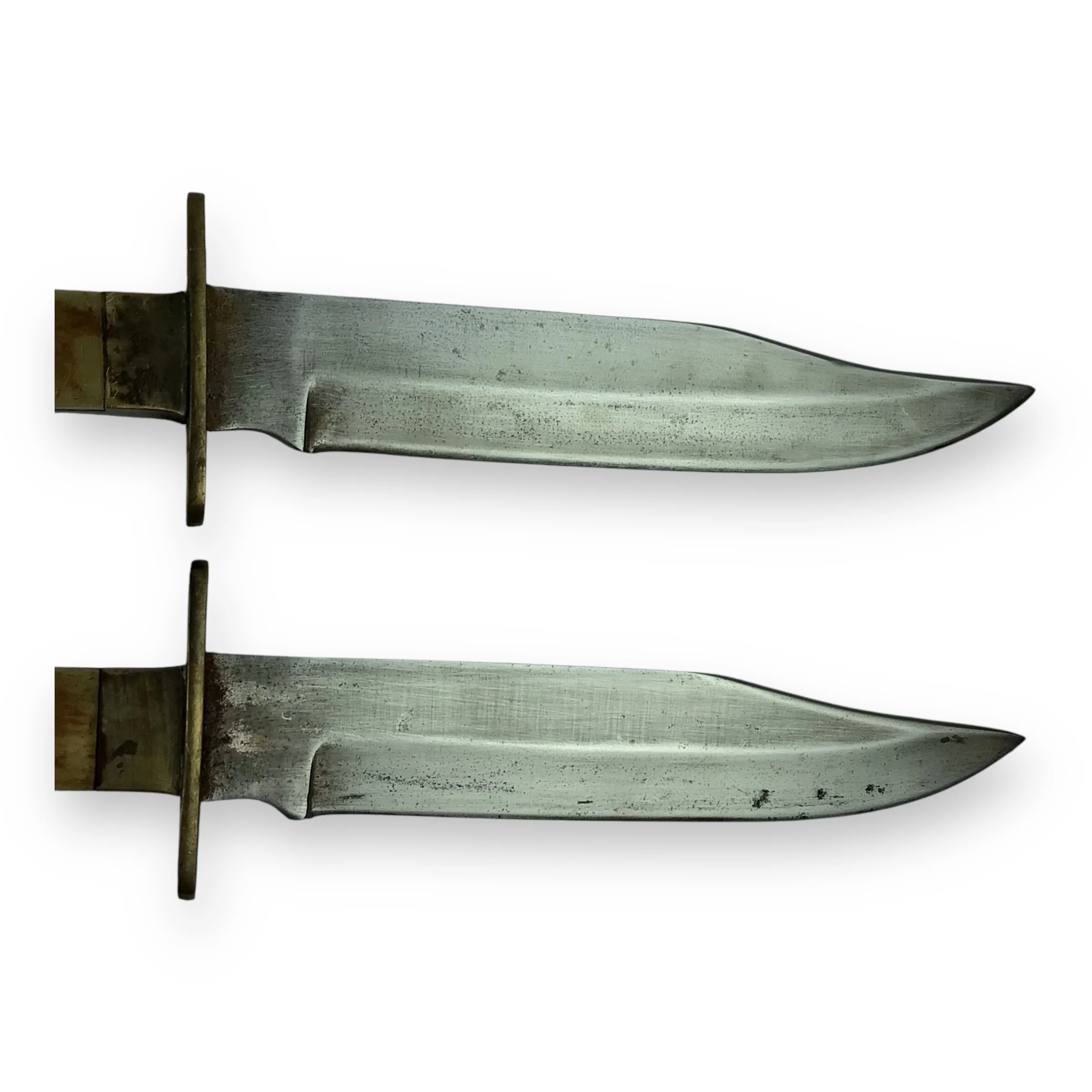 American Frontier 18thC Bowie Knives Set – Dual Horn Handle in Single Sheath - Image 13