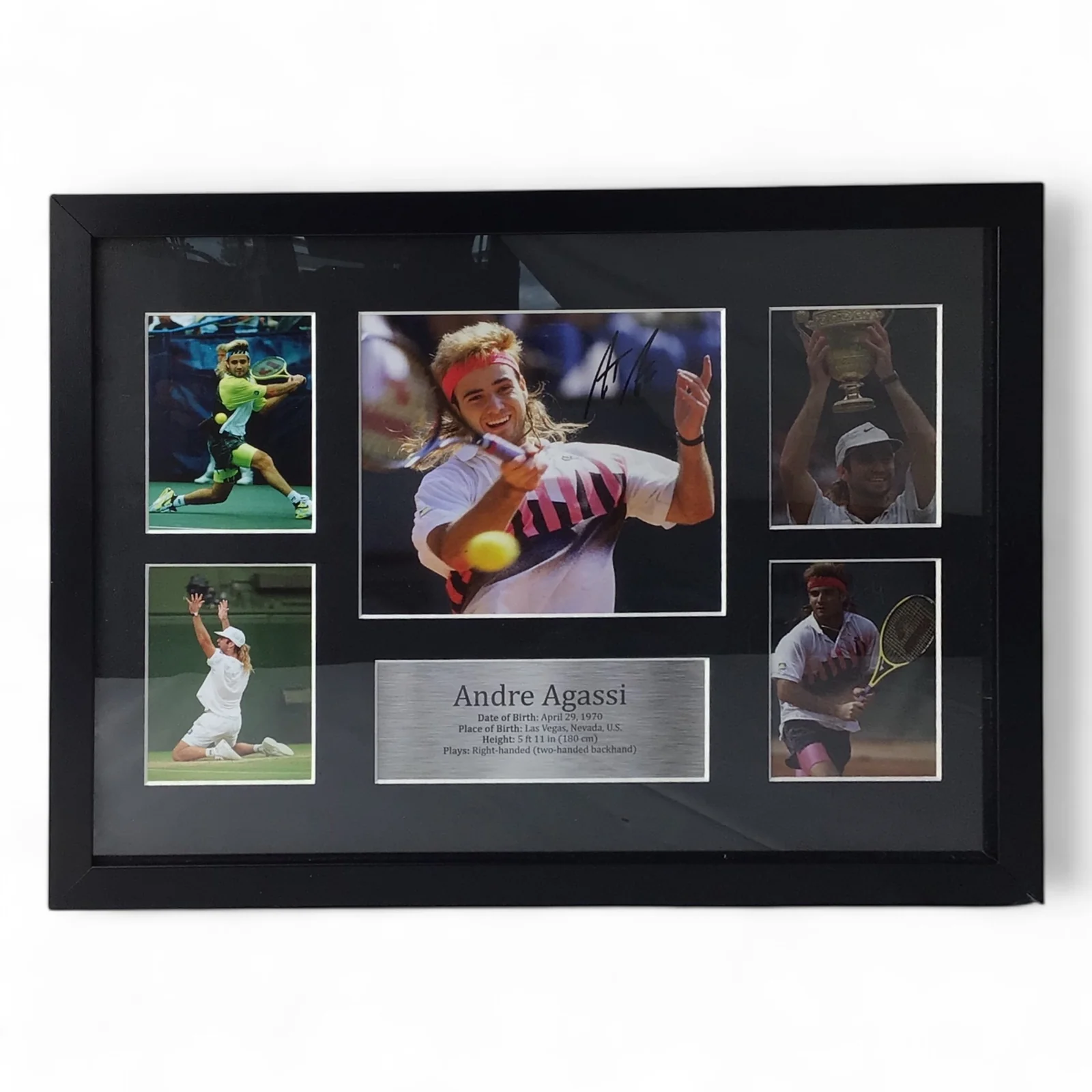 Andre Agassi Signed Framed Photo + Longines Bag – JSA Certified - Image 13
