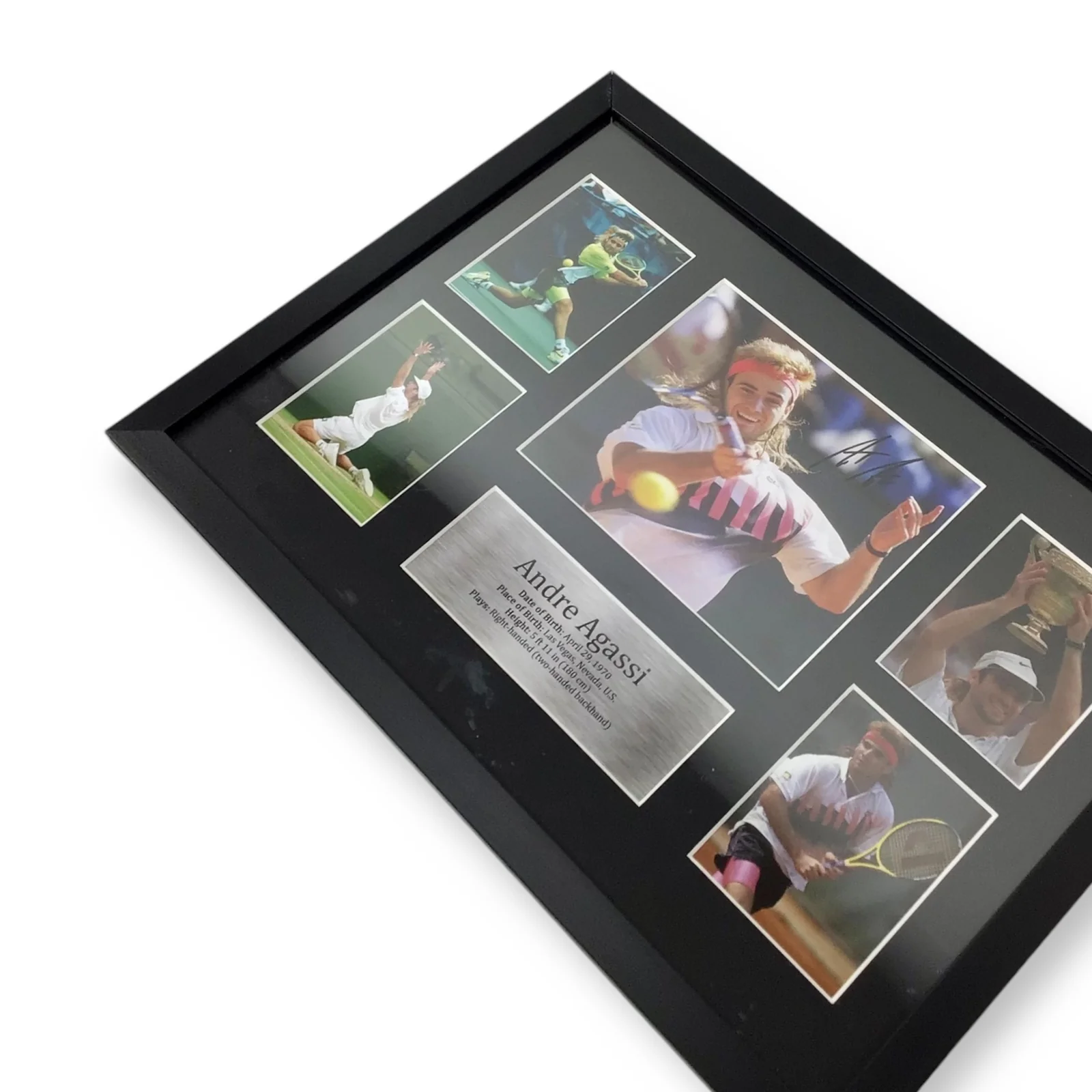 Andre Agassi Signed Framed Photo + Longines Bag – JSA Certified - Image 4