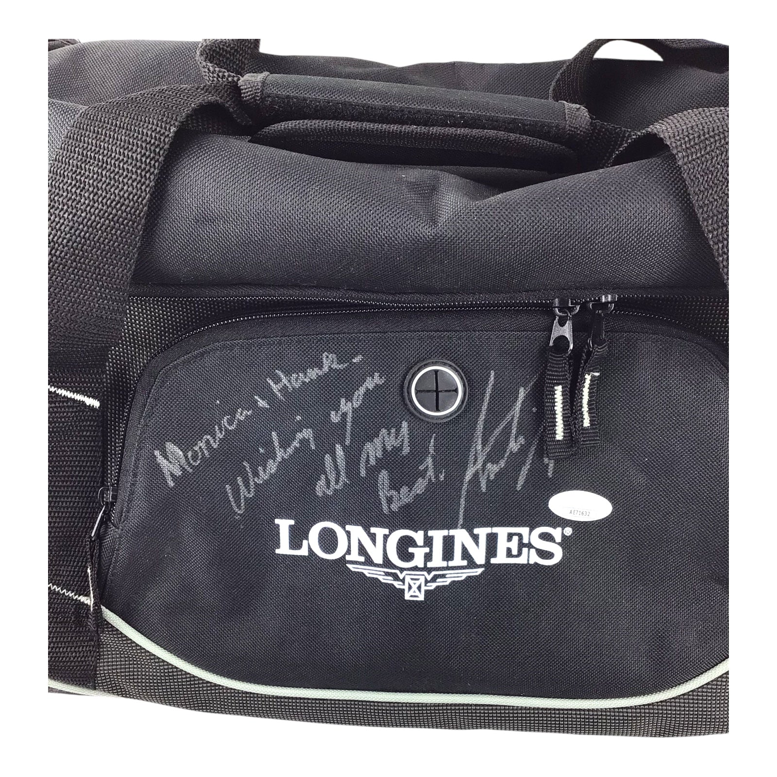 Andre Agassi Signed Framed Photo + Longines Bag – JSA Certified - Image 5