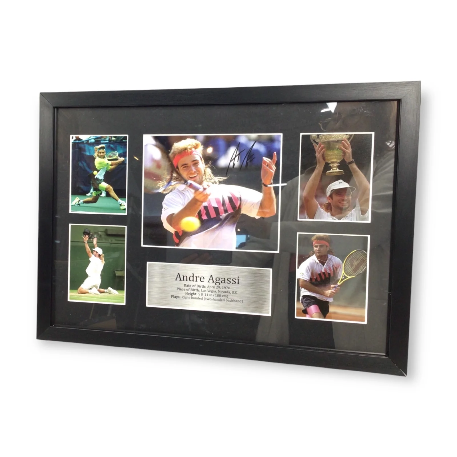 Andre Agassi Signed Framed Photo + Longines Bag – JSA Certified - Image 9