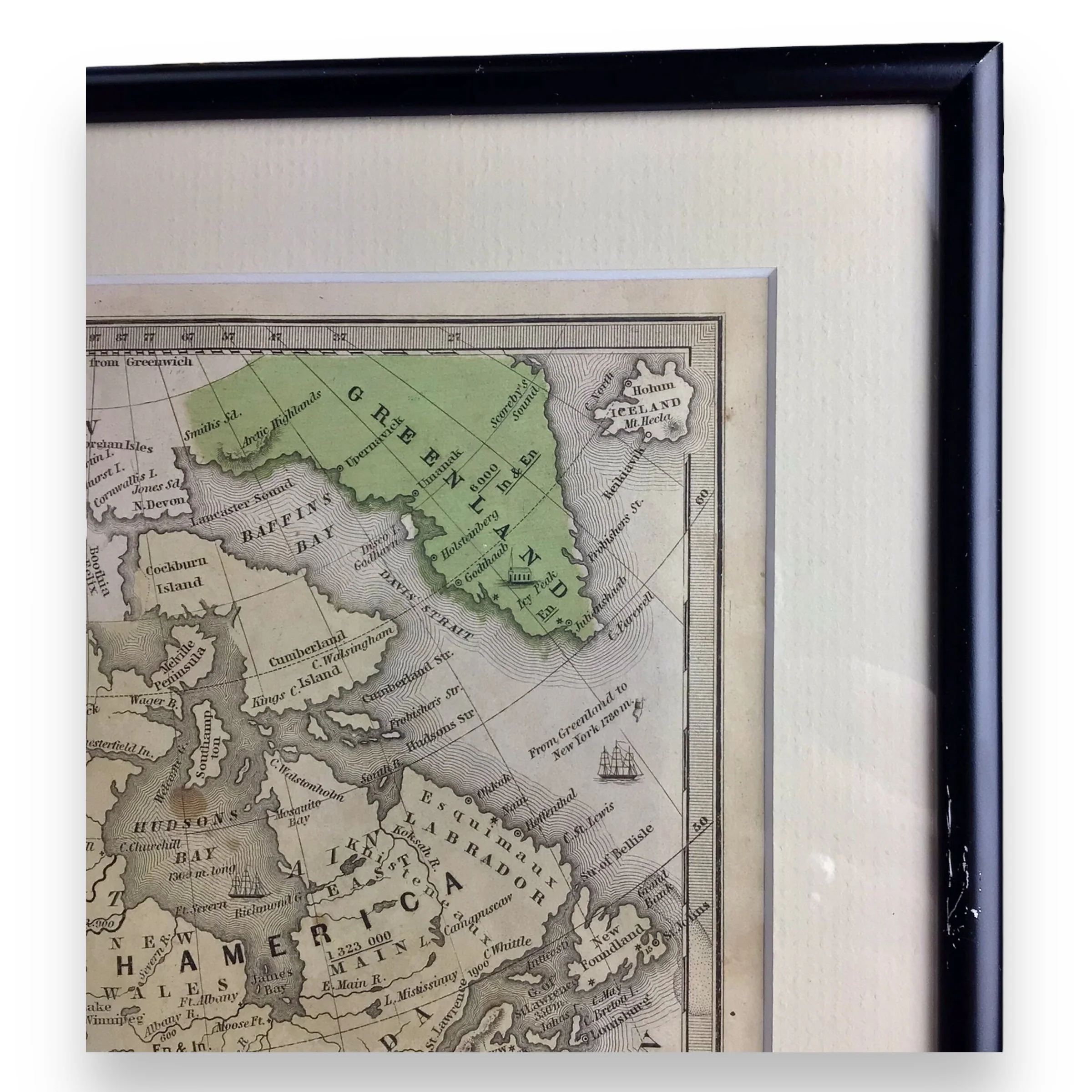 Antique Map of North America, Early Texas Republic & Russian Alaska - 1839 - Image 9