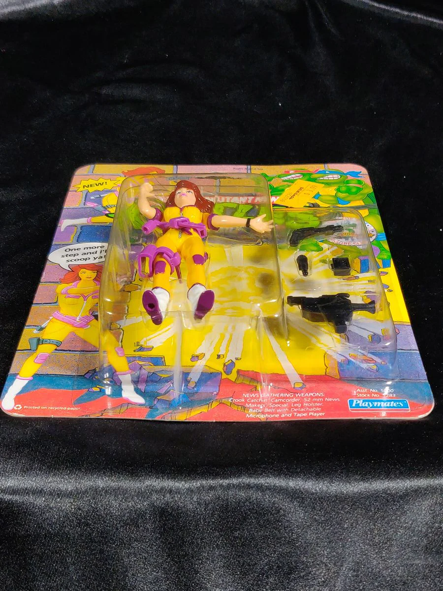 April The Gutsiest Girl Teenage Mutant Ninja Turtles TMNT Playmates New - Image 4