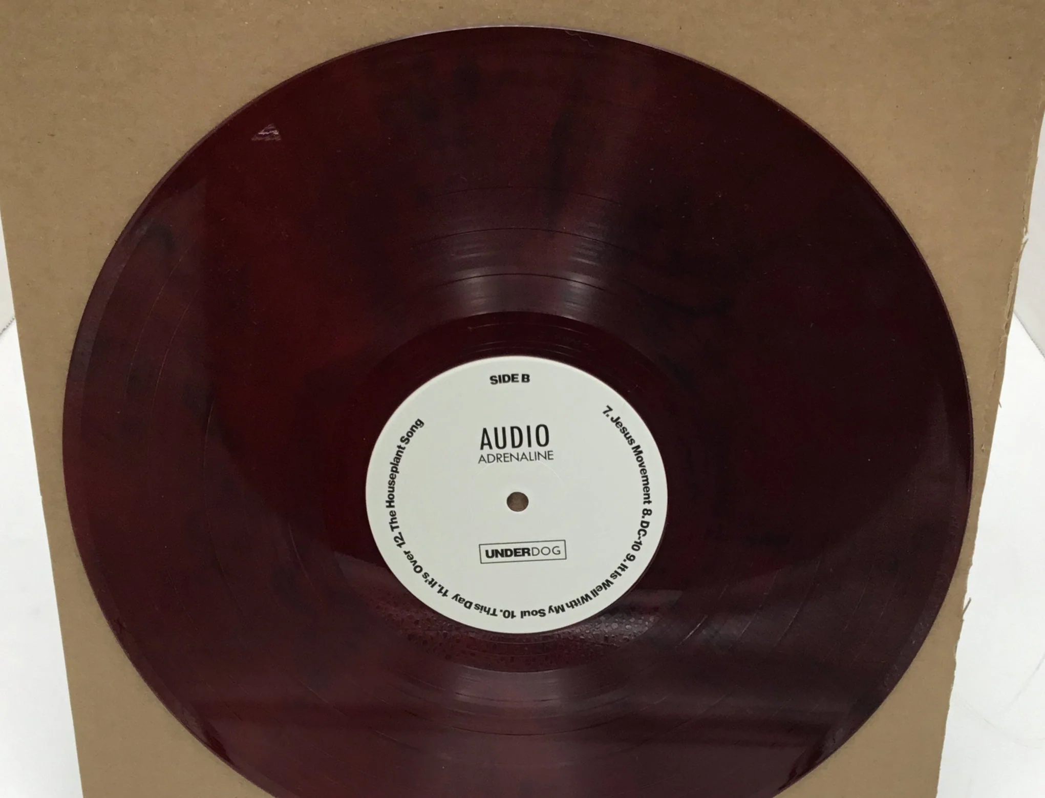 Audio Adrenaline – Underdog LP, Album, Limited Edition, Reissue Red Vinyl Autographed by the Band - Image 4