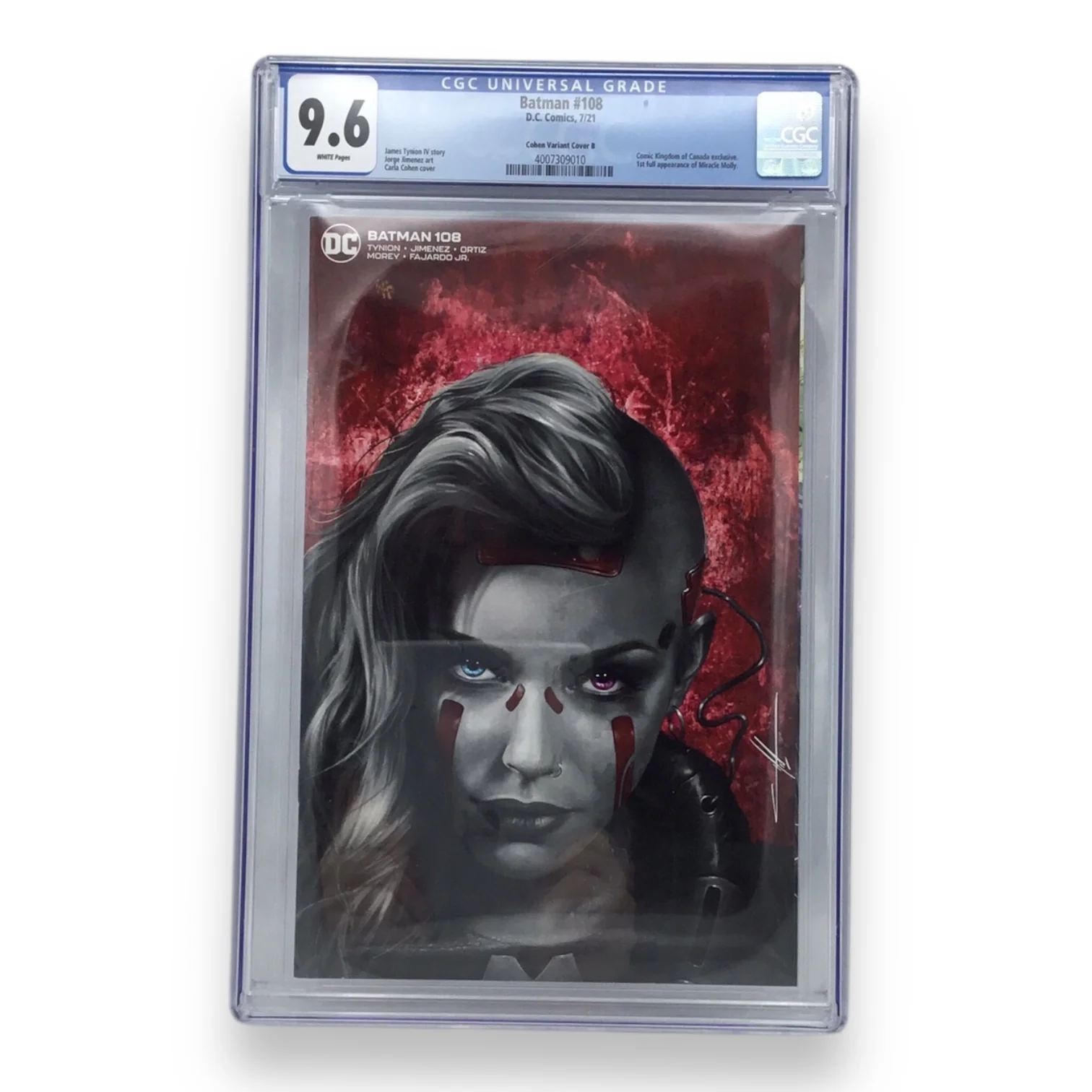 Batman #108 Cohen Cover B Graded CGC 9.6 - D.C. Comics 2017