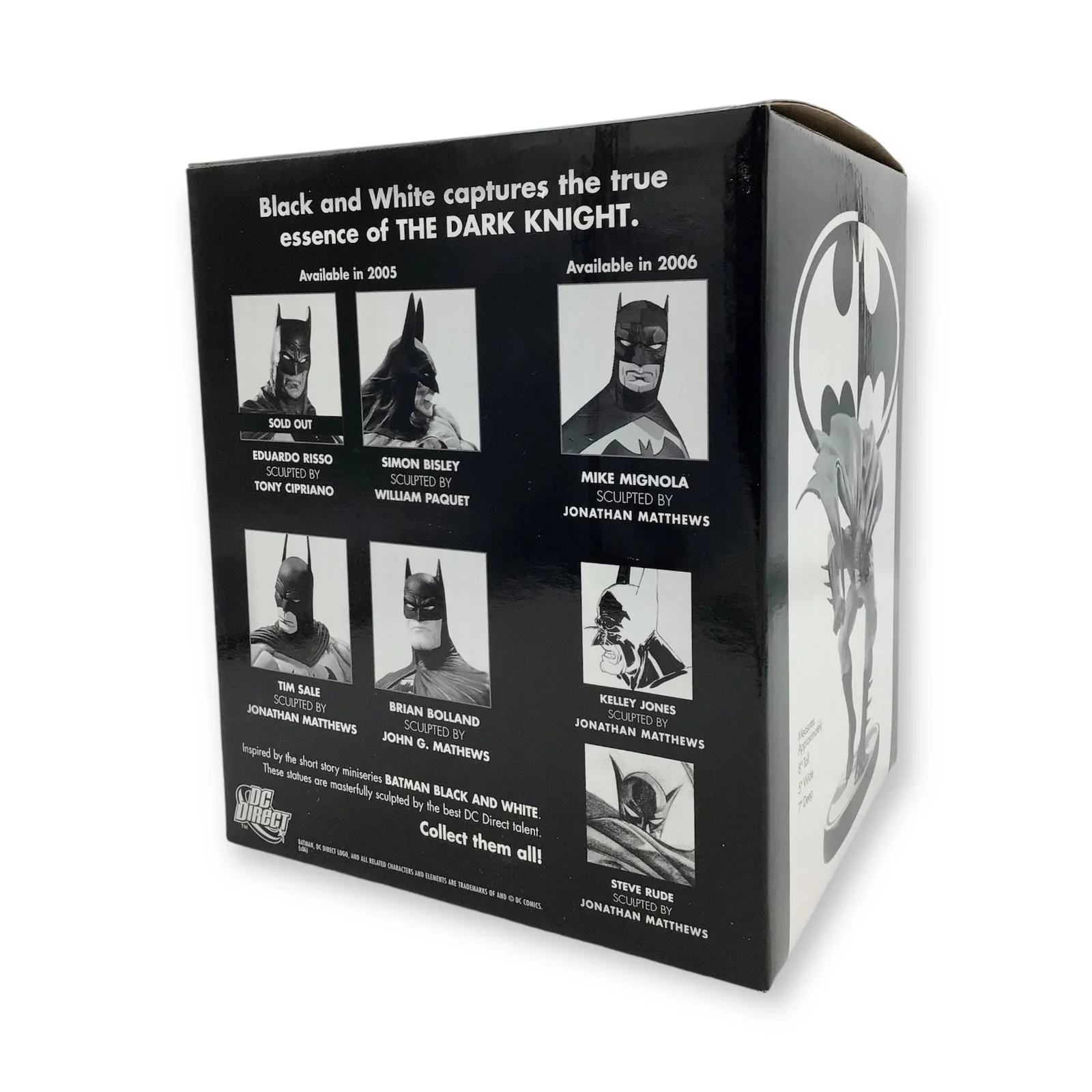 Batman: Black and White Statue by Joe Kubert - DC Direct 1572/3800 DC - Image 9