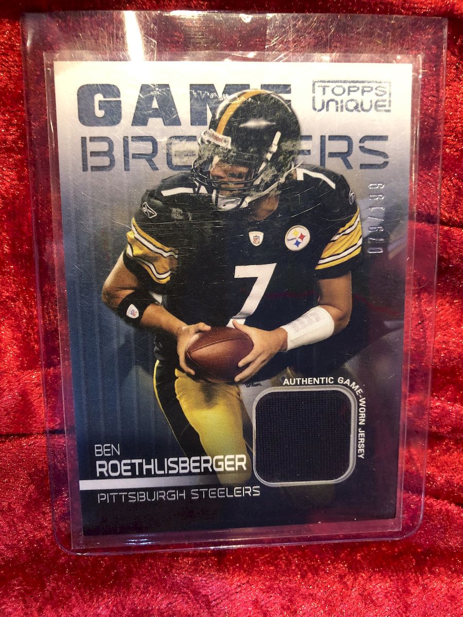 Ben Roethlisberger Steelers Certified Authentic Autographed Football Shadowbox - Image 5
