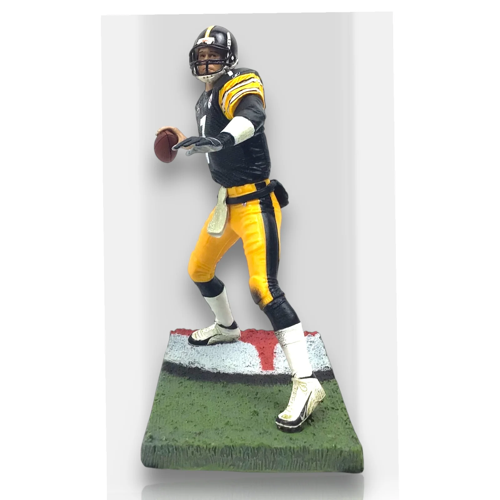 Ben Roethlisberger Steelers Authentic Autographed Mini Helmet Shadowbox - Image 5
