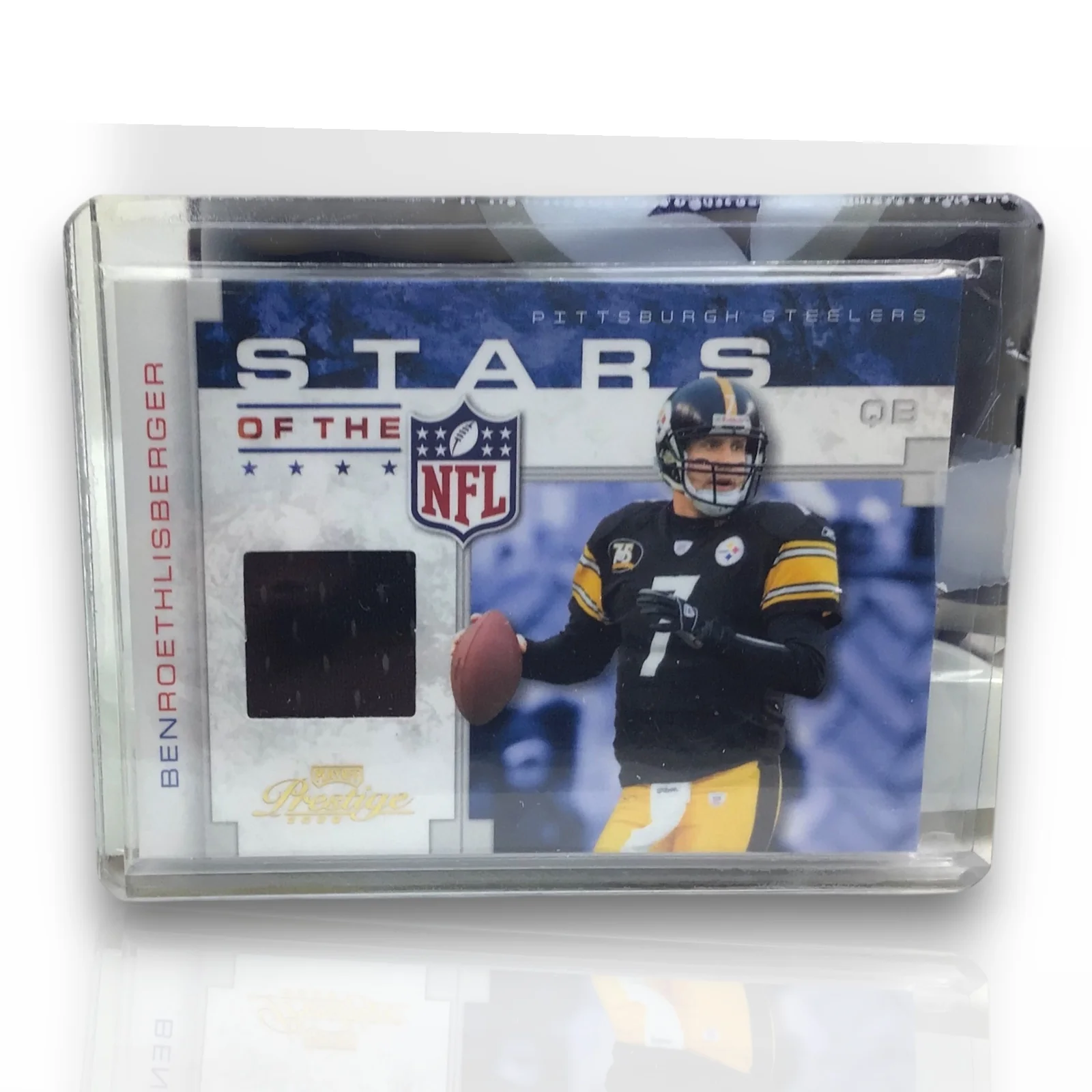 Ben Roethlisberger Steelers Authentic Autographed Mini Helmet Shadowbox - Image 6