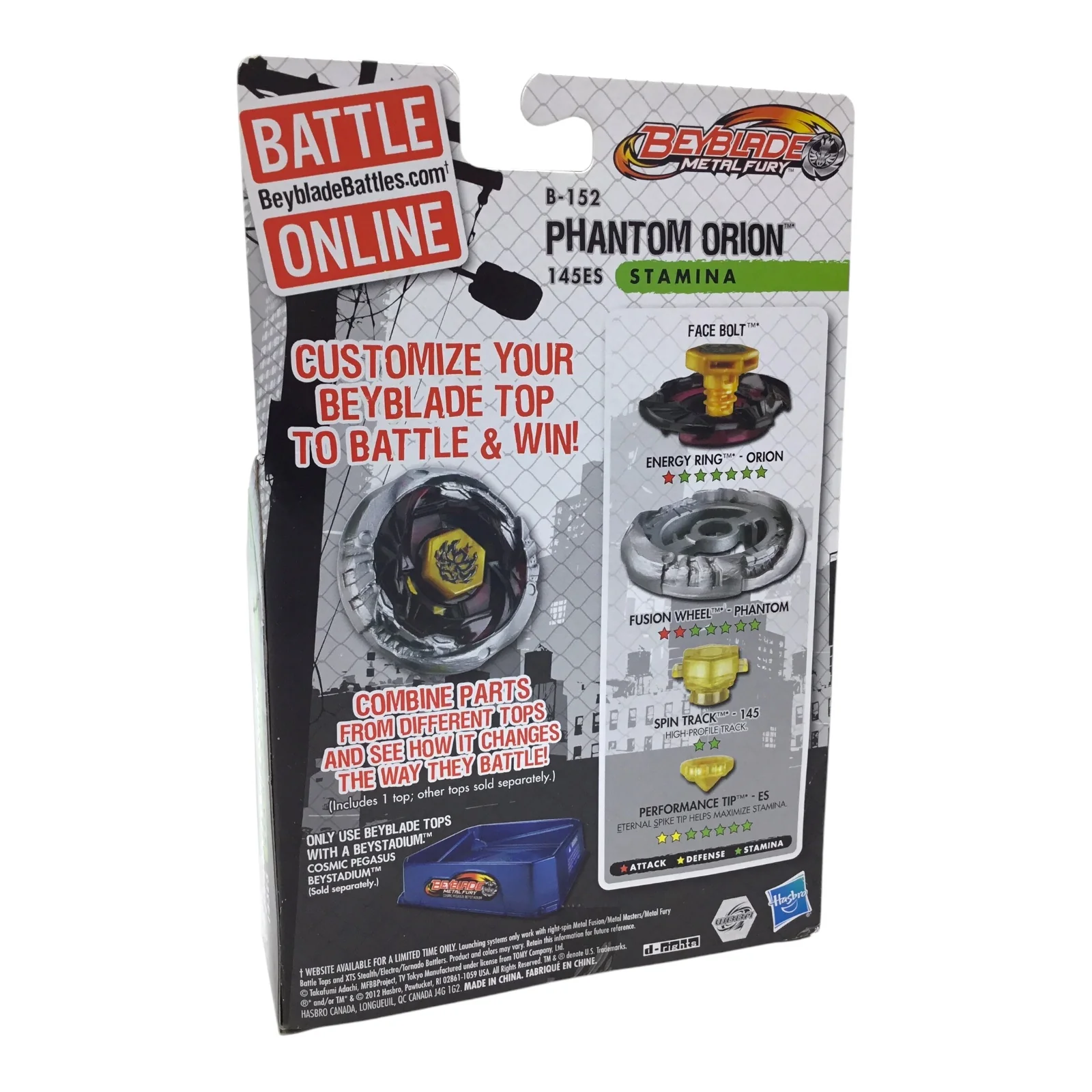 Beyblade Metal Fury Phantom Orion B-152 New in Box - Image 6