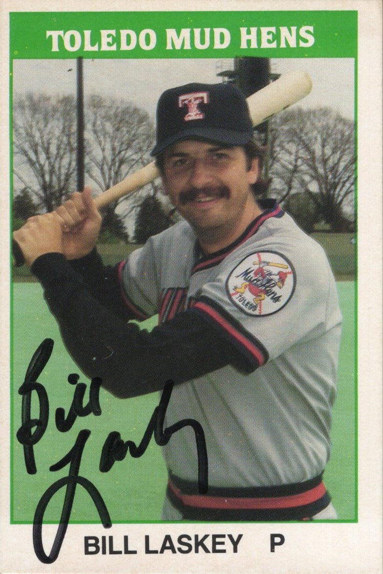 Bill Laskey Signed Photos & Cards Set Personalized "To Hank" Atlanta Braves - Image 7