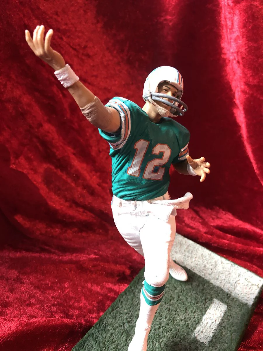 Bob Griese Dolphins Certified Authentic Autographed Mini-helmet Shadowbox - Image 4