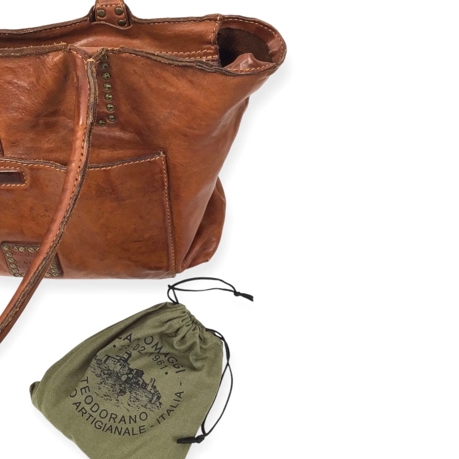 Campomaggi Tote - Brown Italian Leather - Image 10