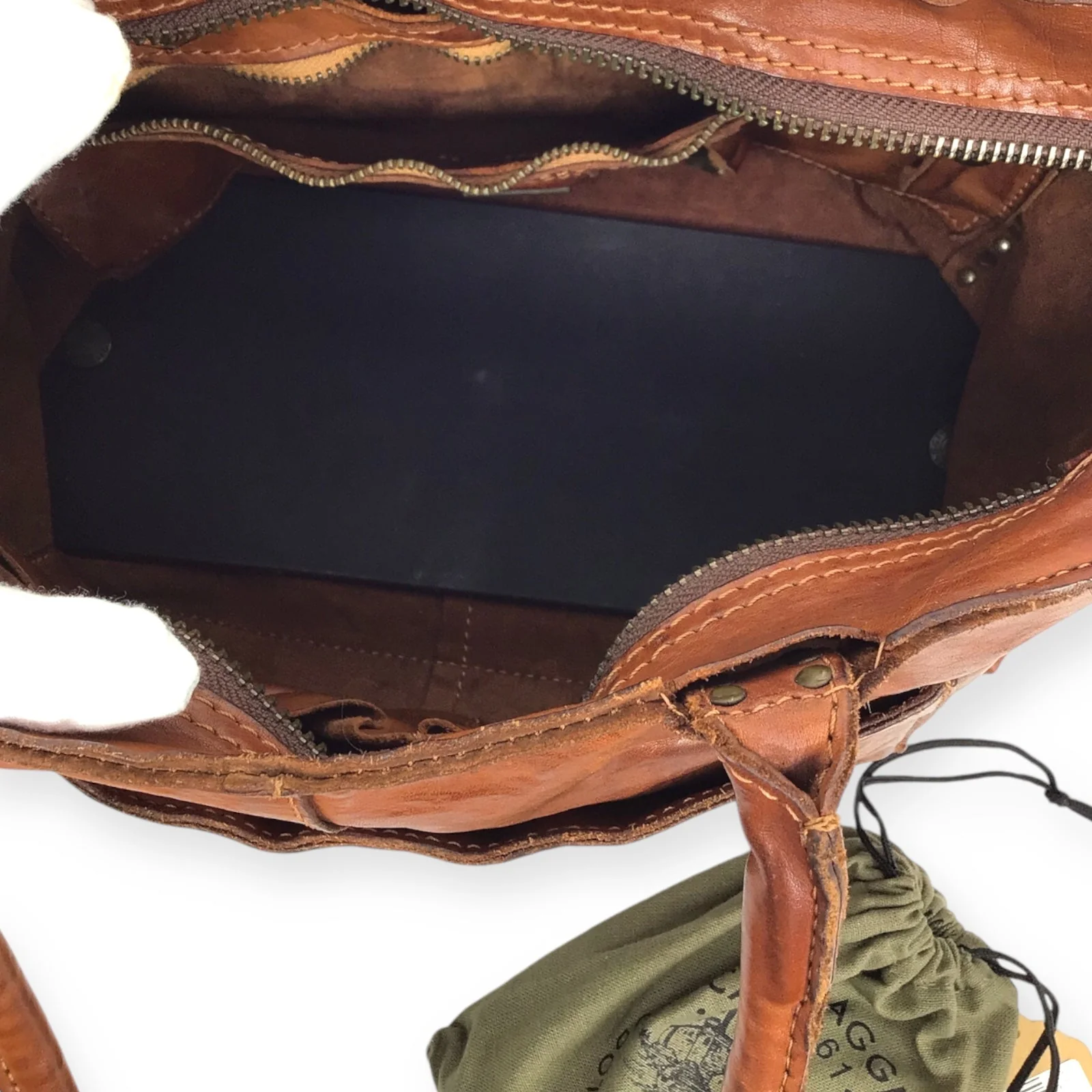 Campomaggi Tote - Brown Italian Leather - Image 7
